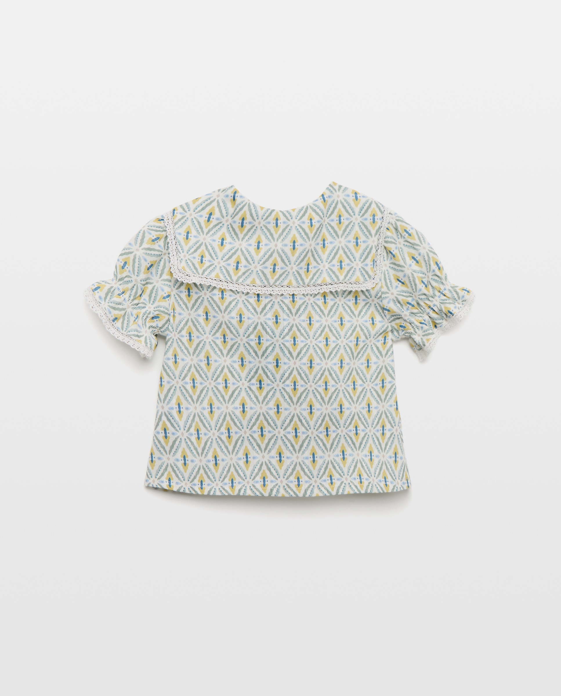 Blusa manga corta cuello bebé estampada de bebé - Coconut El Corte Inglés - Amarillo Amarillo-2