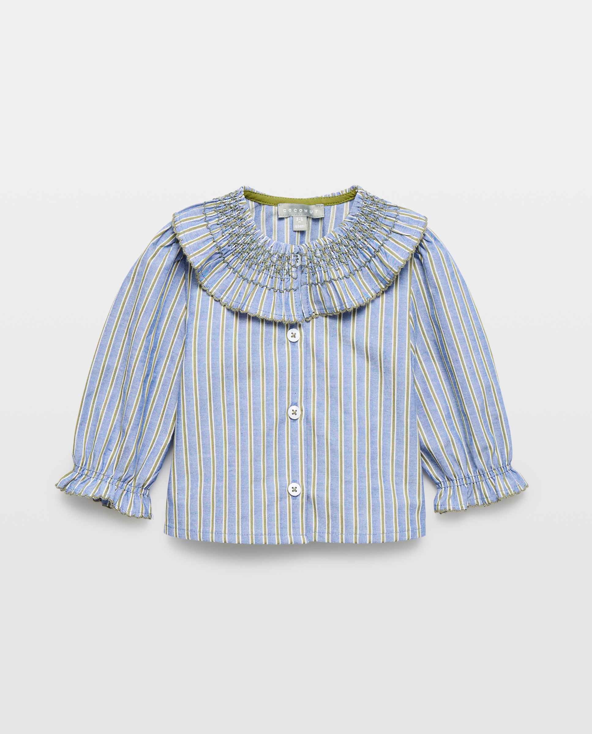 Imagen 0 de Blusa manga larga de bebé estampado fantasía Azul