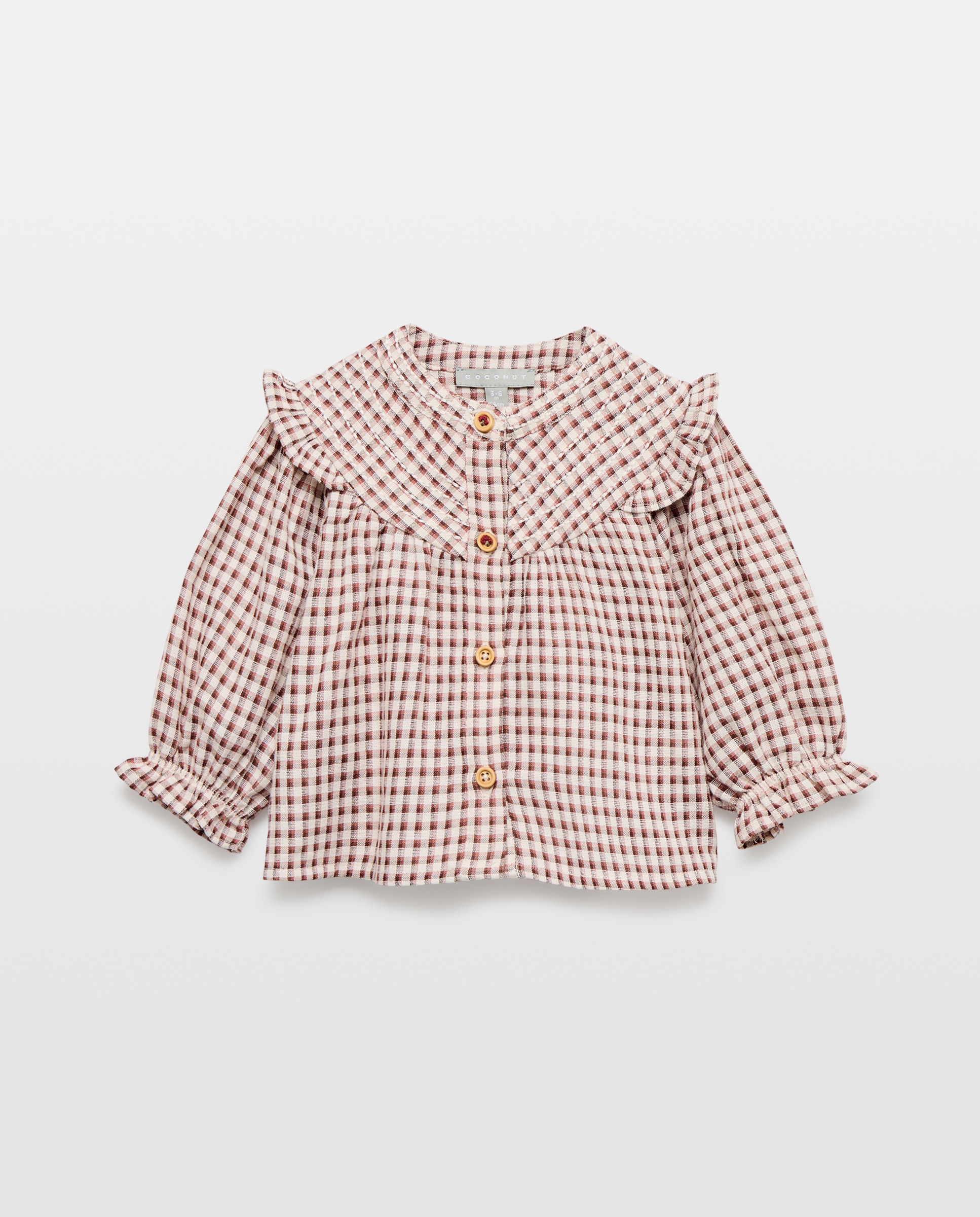 Blusa manga larga con estampado fantasía de bebé - Coconut El Corte Inglés - Marrón Marrón-1