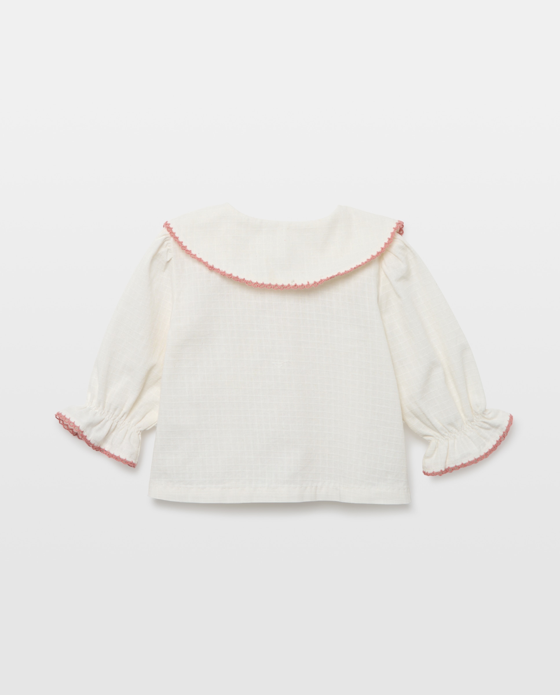 Blusa de manga larga cuello grande bordado a mano de bebé - Coconut El Corte Inglés - Blanco roto Blanco roto-2