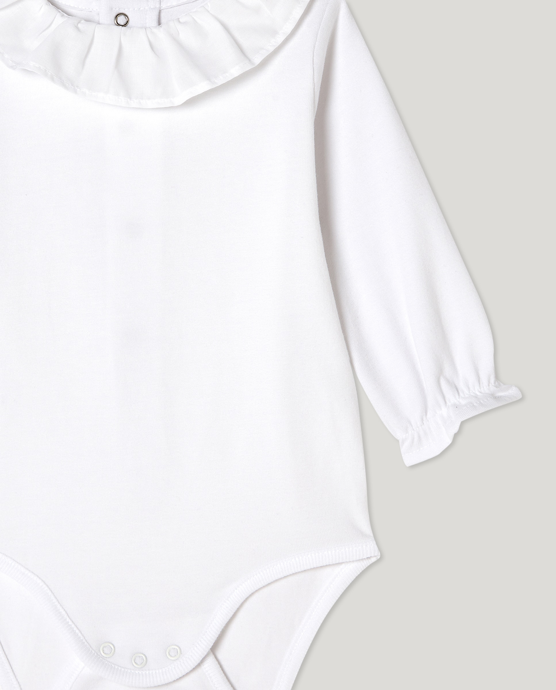 Body de Bebé com Manga Comprida Coconut El Corte Inglés Branco-3