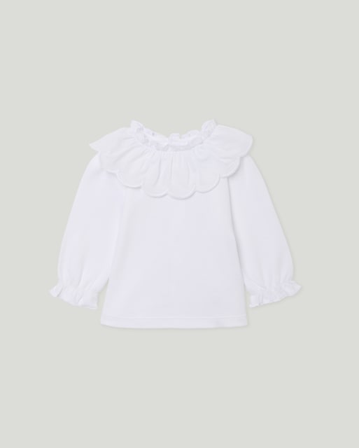Imagem 0 de T-shirt de Bebé com Bordado Scallop