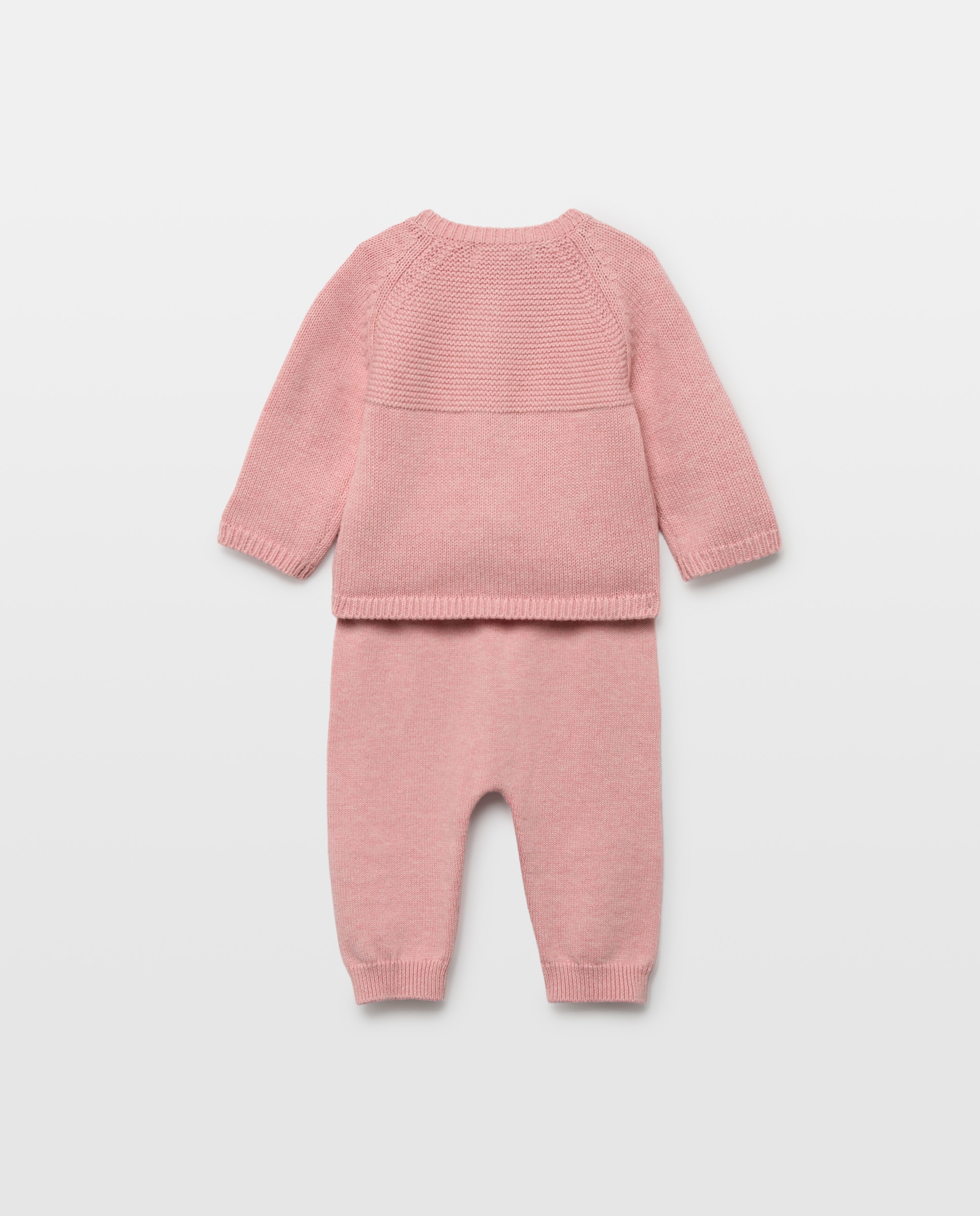 Conjunto 3 piezas de pantalón camiseta y chaqueta de bebé - Coconut El Corte Inglés - 220 Rosa palo 220 Rosa palo-2