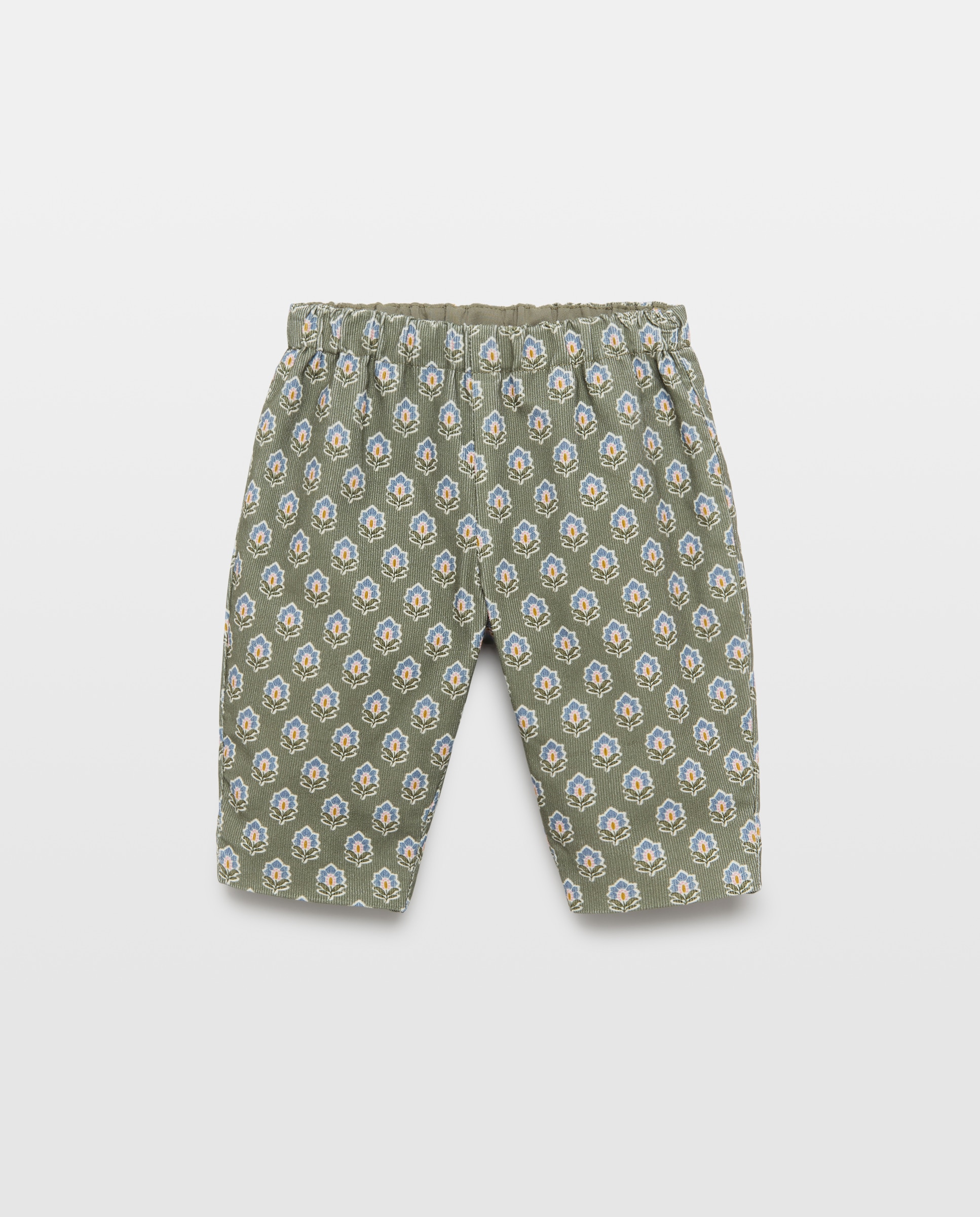 Pantalón largo con bolsillo de micropana con volante de bebé - Coconut El Corte Inglés - Azul Azul-1