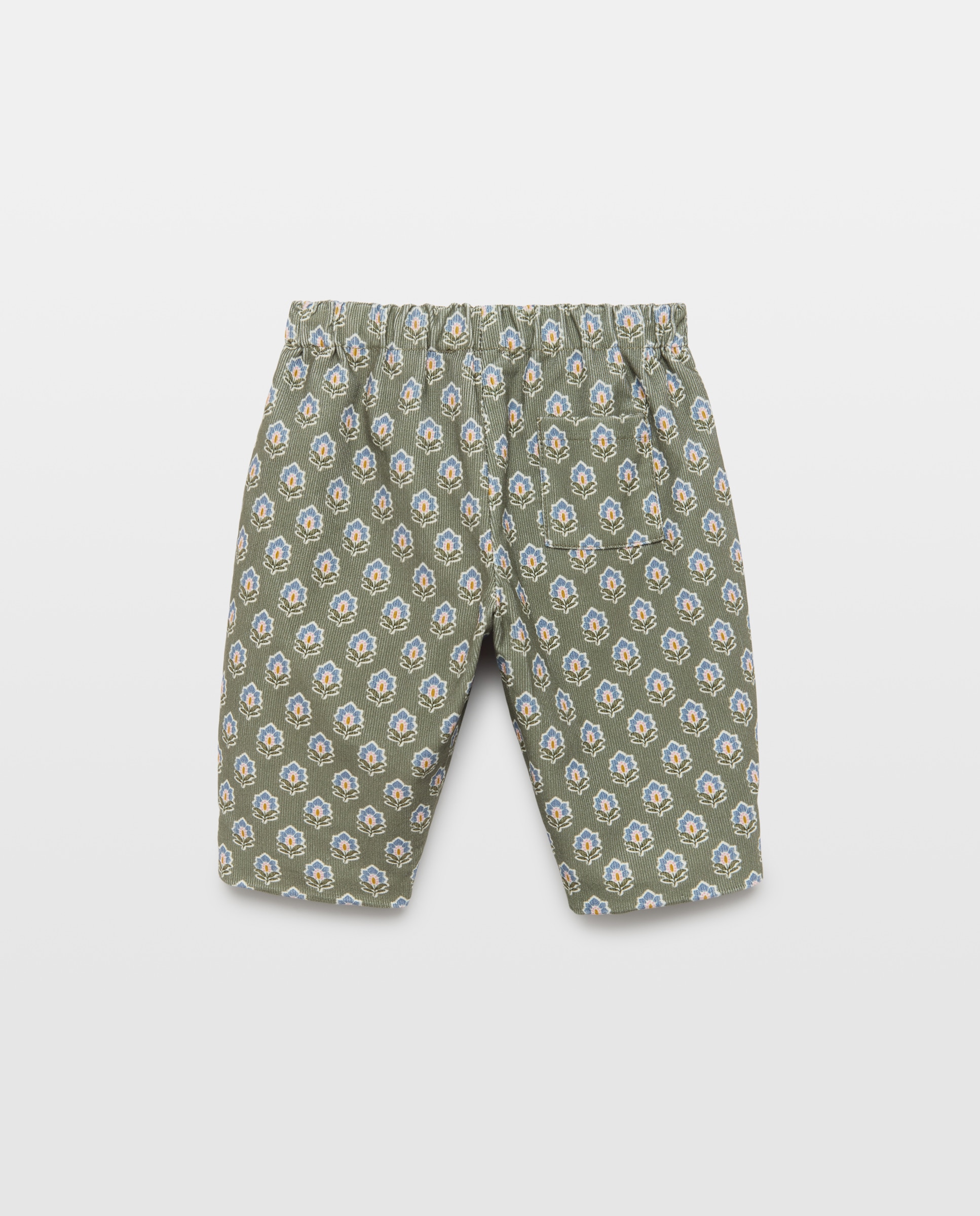 Pantalón largo con bolsillo de micropana con volante de bebé - Coconut El Corte Inglés - Azul Azul-2