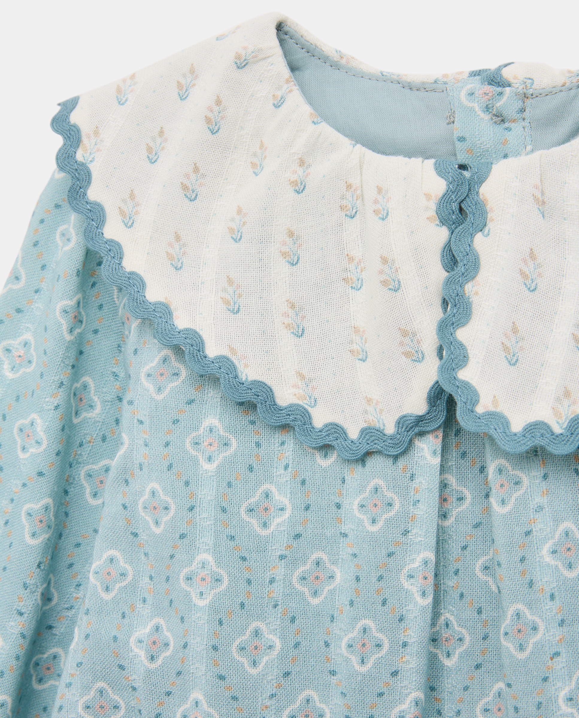 Babygrow Estampado de Bebé com Manga Comprida e Gola Coconut El Corte Inglés Verde-3