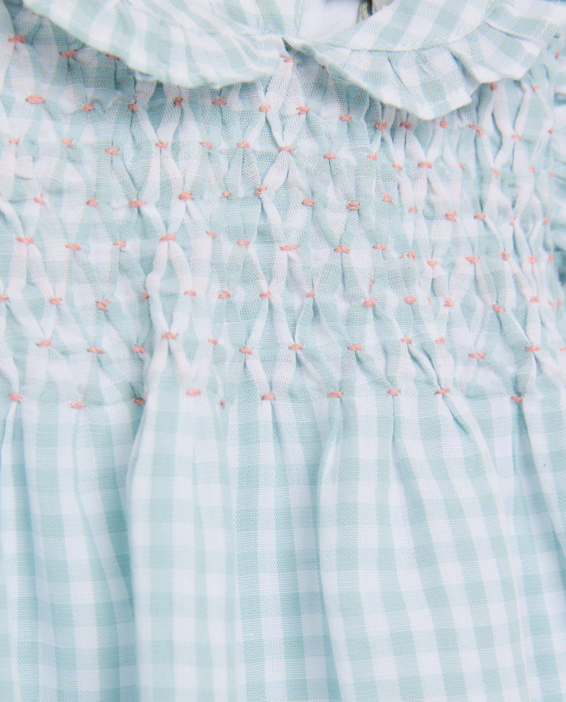 Vestido sem Mangas de Bebé com Favos de Mel Coconut El Corte Inglés Verde-3