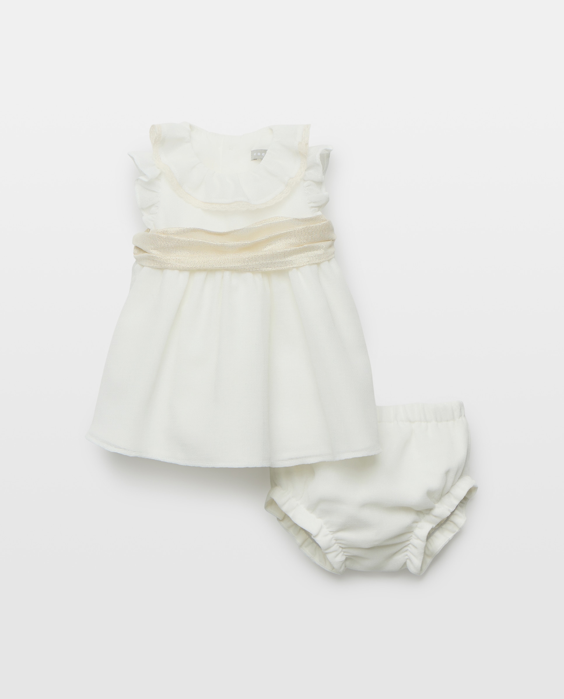 Vestido de bebé estructura fajín - Coconut El Corte Inglés - Crudo Crudo-1