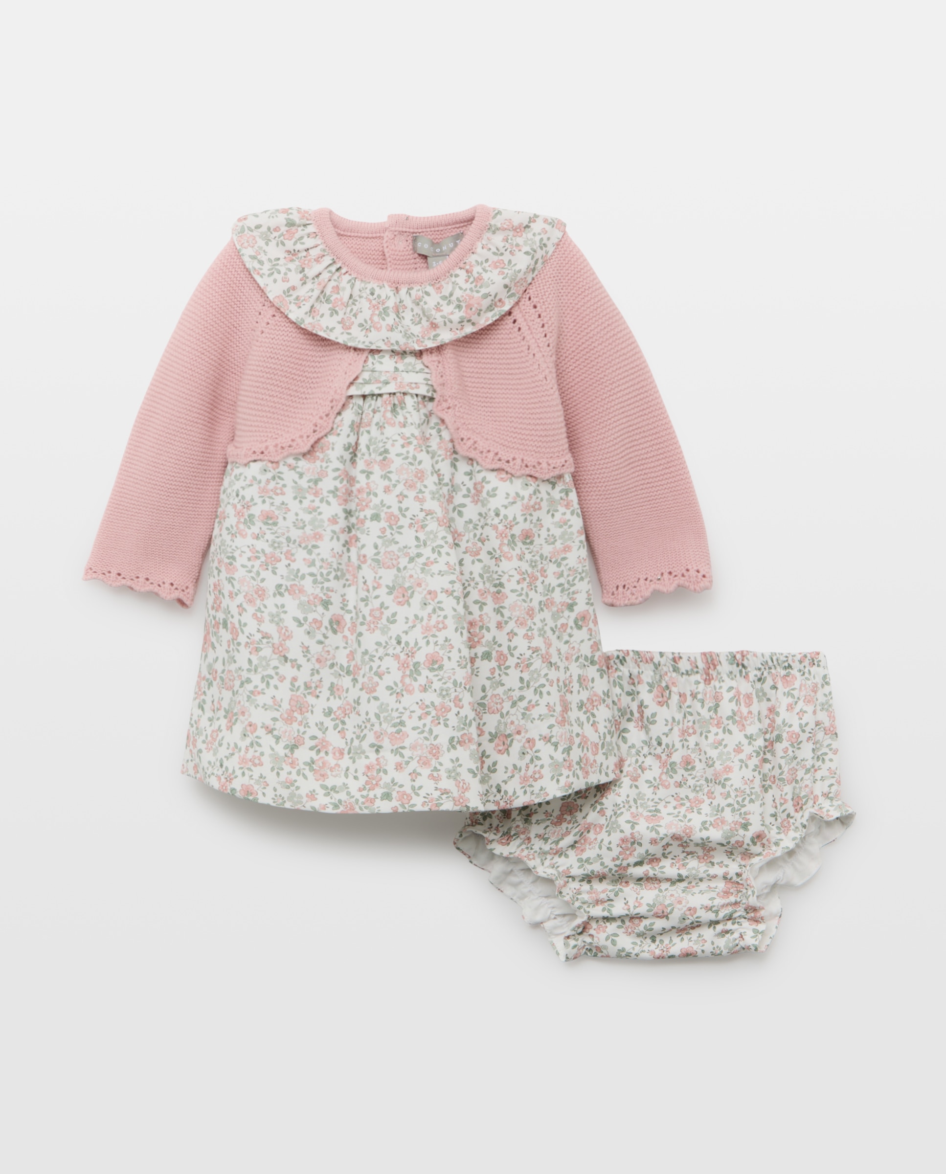 Vestido chaqueta estampado fantasía de bebé - Coconut El Corte Inglés - Rosa Rosa-1