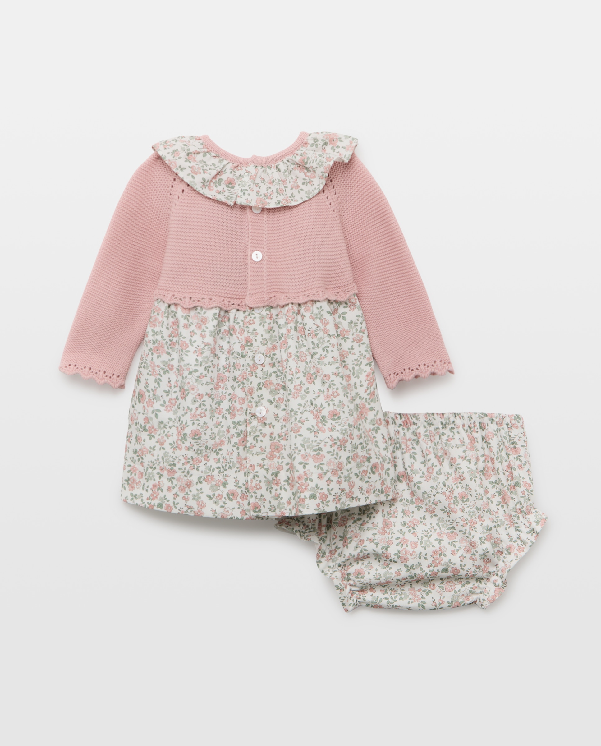 Vestido chaqueta estampado fantasía de bebé - Coconut El Corte Inglés - Rosa Rosa-2