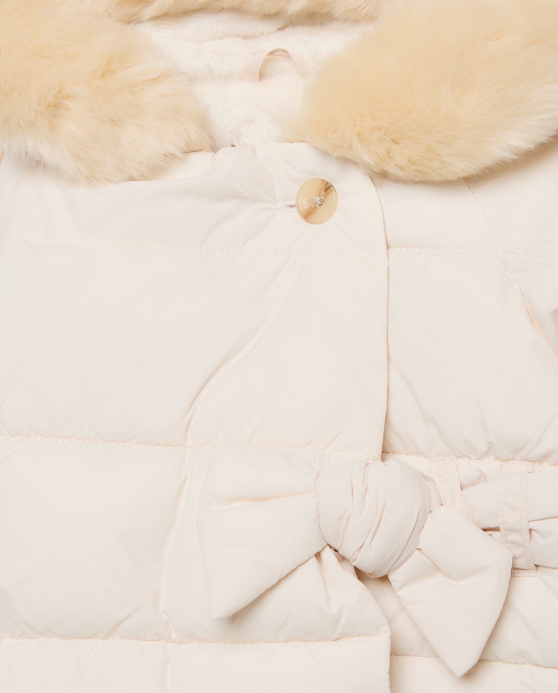 Parka de Nylon de Bebé com Laço Superior Coconut El Corte Inglés 130 Marfim-3