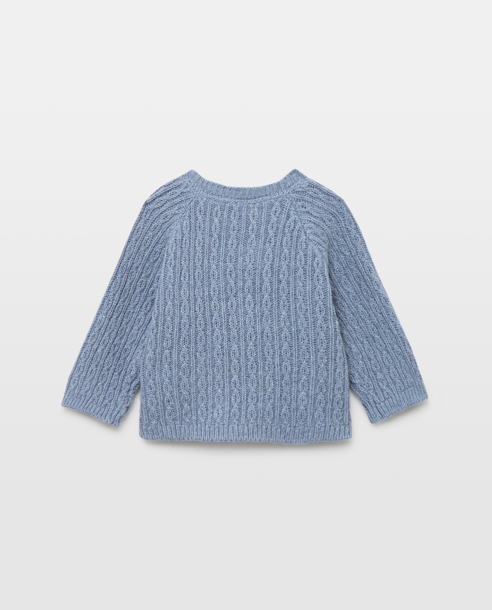Chaqueta a cadera con trenza y cintas de bebé - Coconut El Corte Inglés - 410 Azul claro 410 Azul claro-2