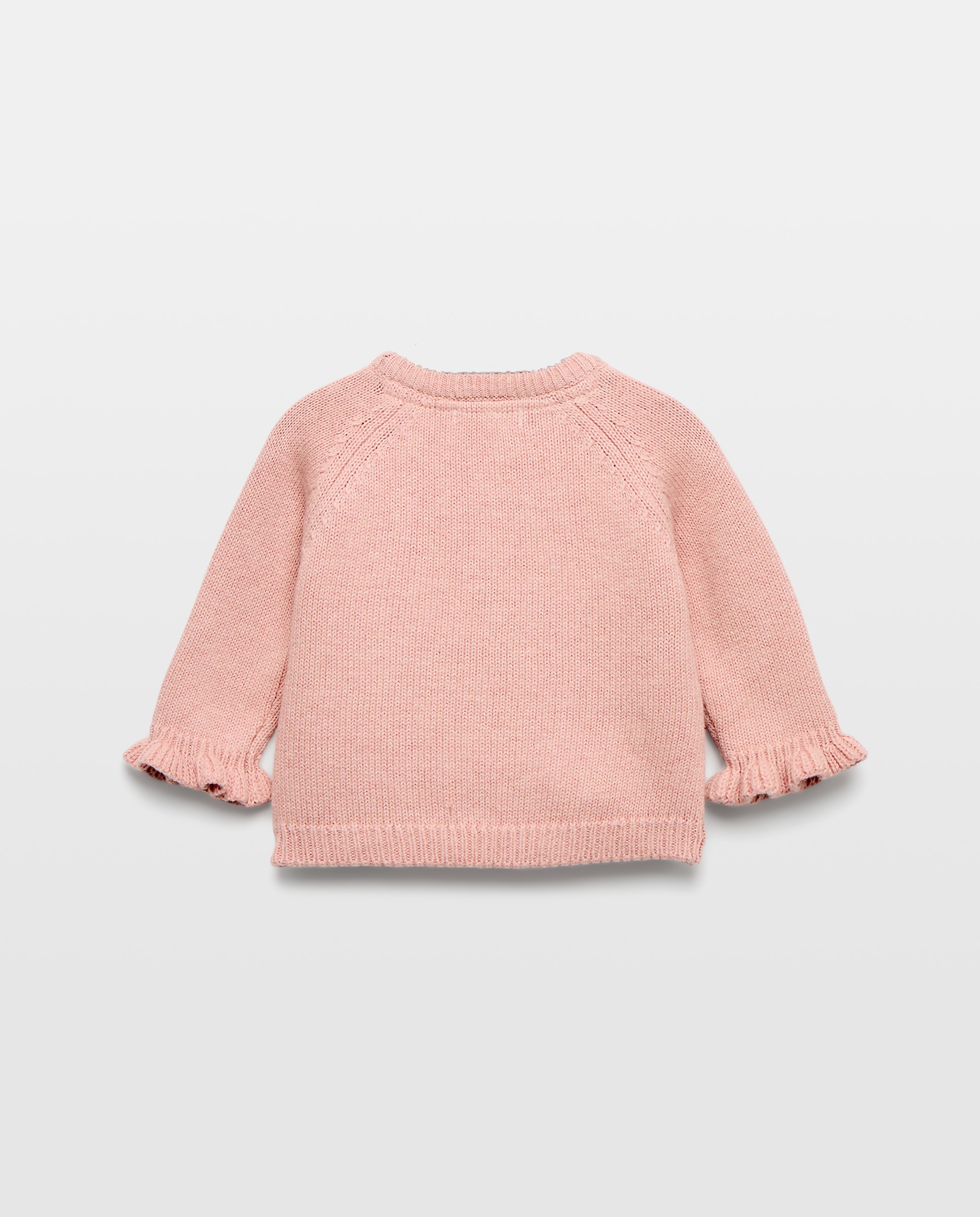 Jersey intarsia fantasía con volante de bebé - Coconut El Corte Inglés - 220 Rosa palo 220 Rosa palo-2