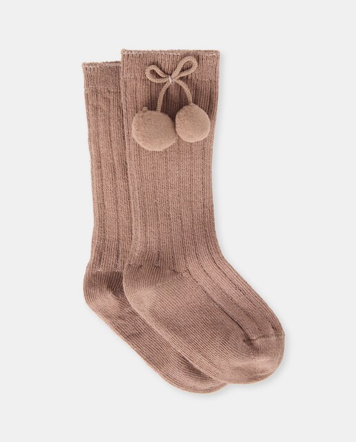 Imagem 0 de Meias de Bebé com Pompom Liso
