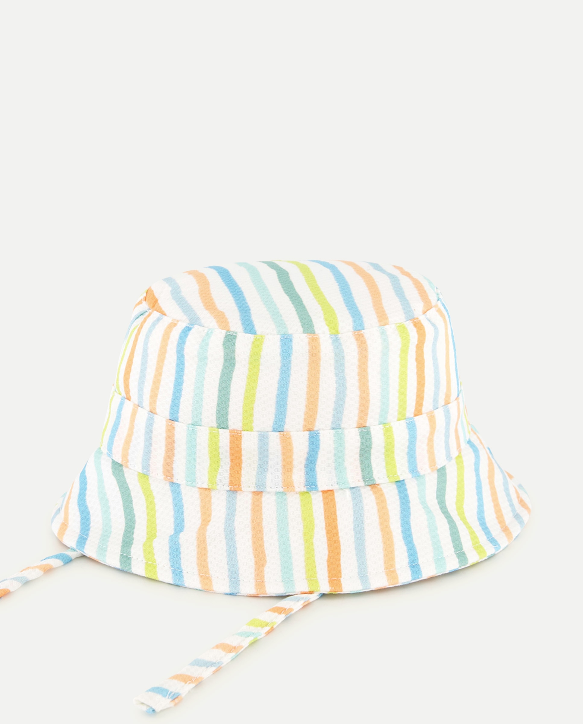 Gorro pescador piqué rayas multicolor de bebé - Coconut El Corte Inglés - Verde Verde-1