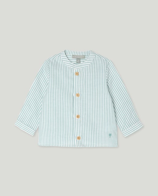 Imagem 0 de Camisa Villela de Bebé com Risca, Manga Comprida e Gola à Padre