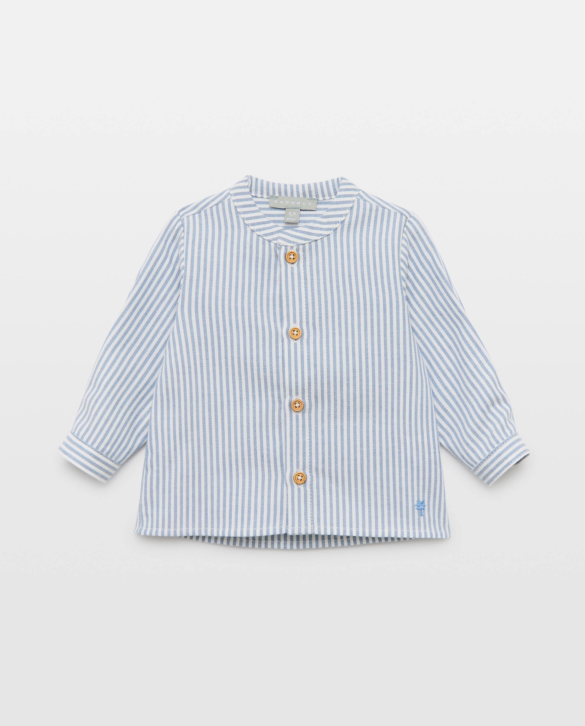 Imagem 0 de Camisa de Bebé com Manga Comprida e Gola à Padre