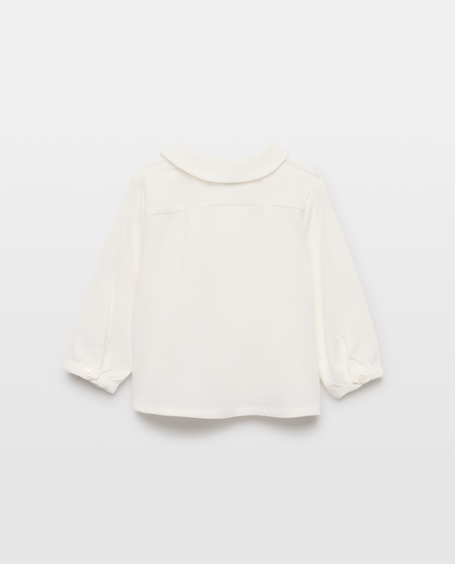 Camisa de bebé maga larga con cuello bebé - Coconut El Corte Inglés - Blanco roto Blanco roto-2