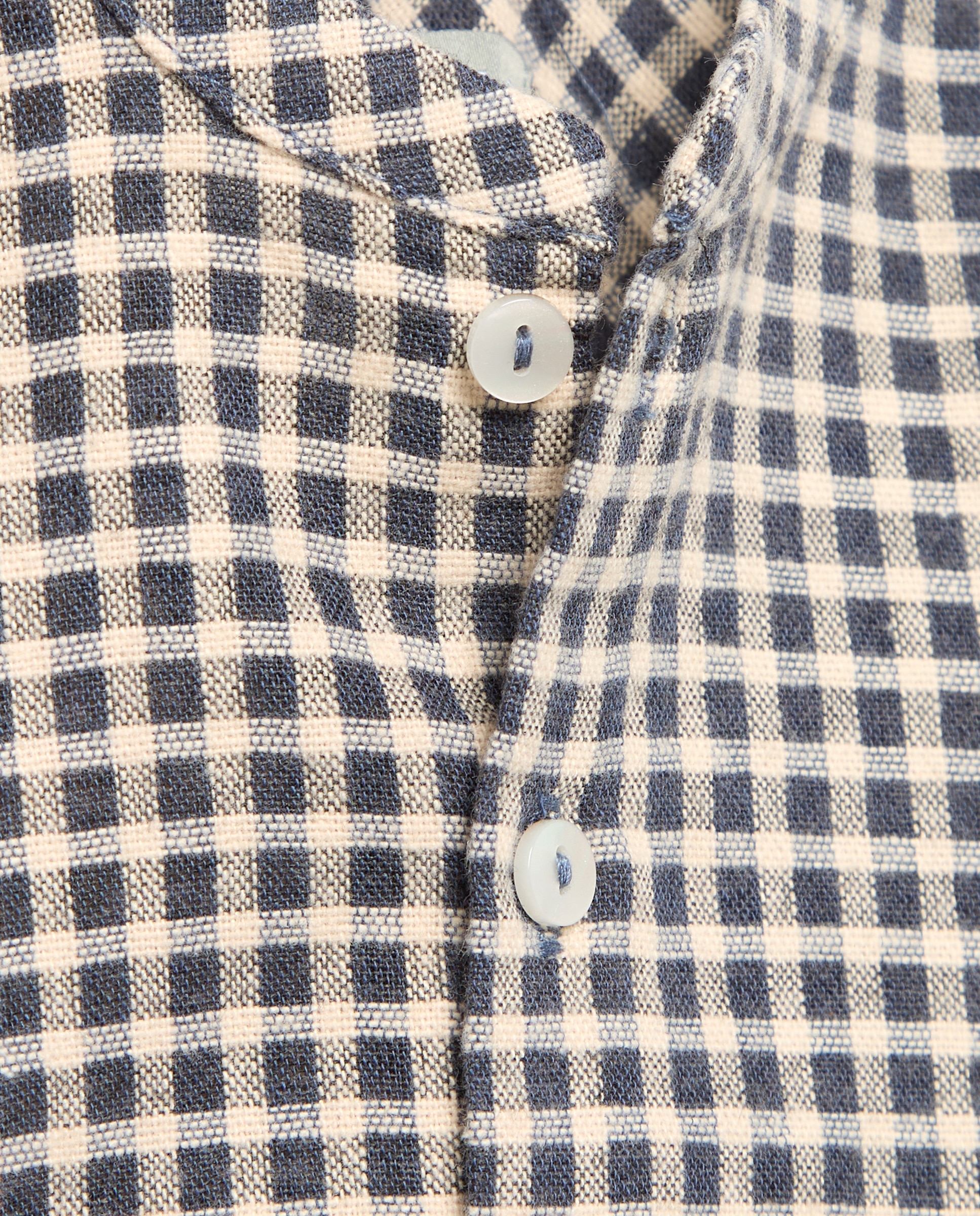 Camisa de manga larga con cuello mao de bebé - Coconut El Corte Inglés - Azul Azul-3