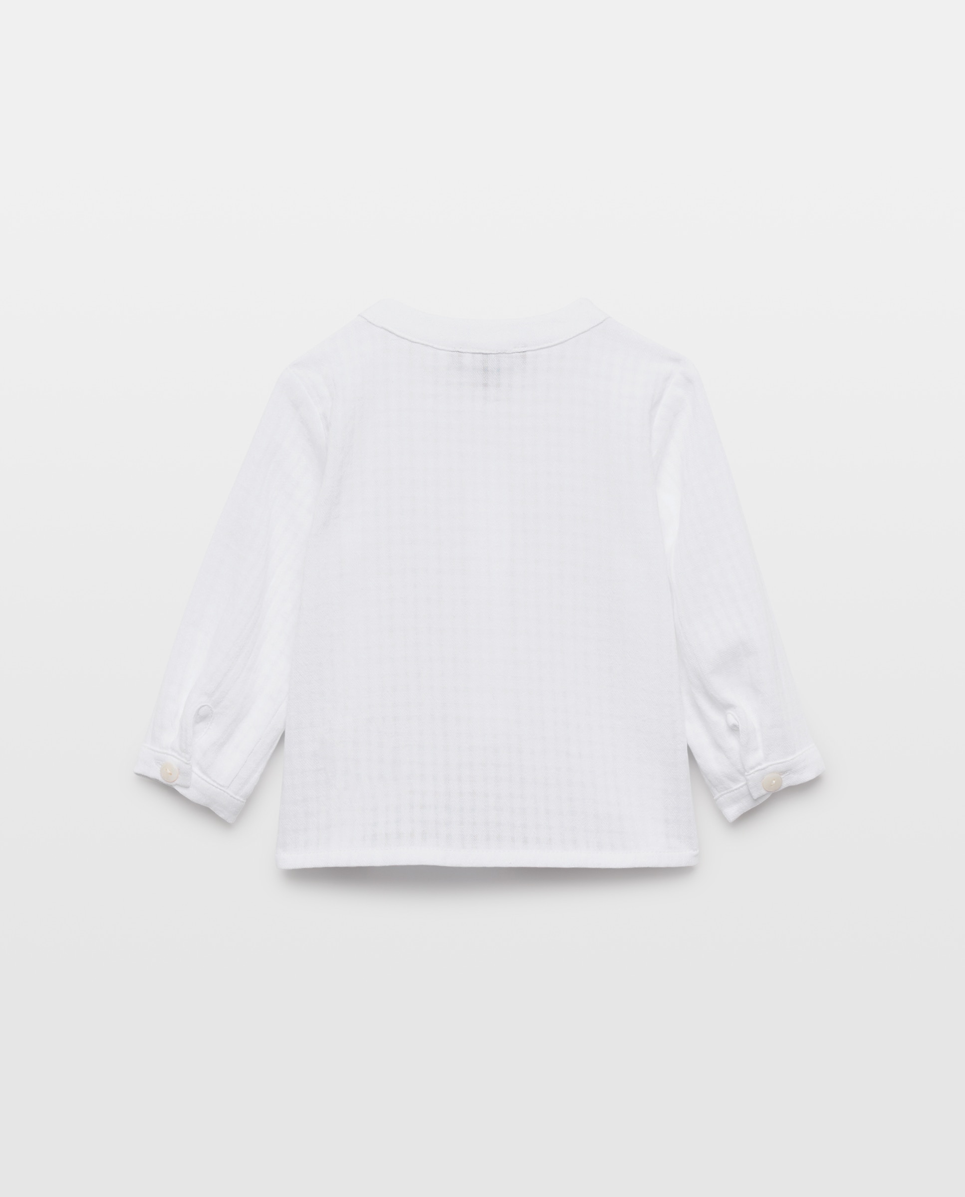 Camisa de Bebé com Manga Comprida e Gola à Padre Coconut El Corte Inglés Branco-2