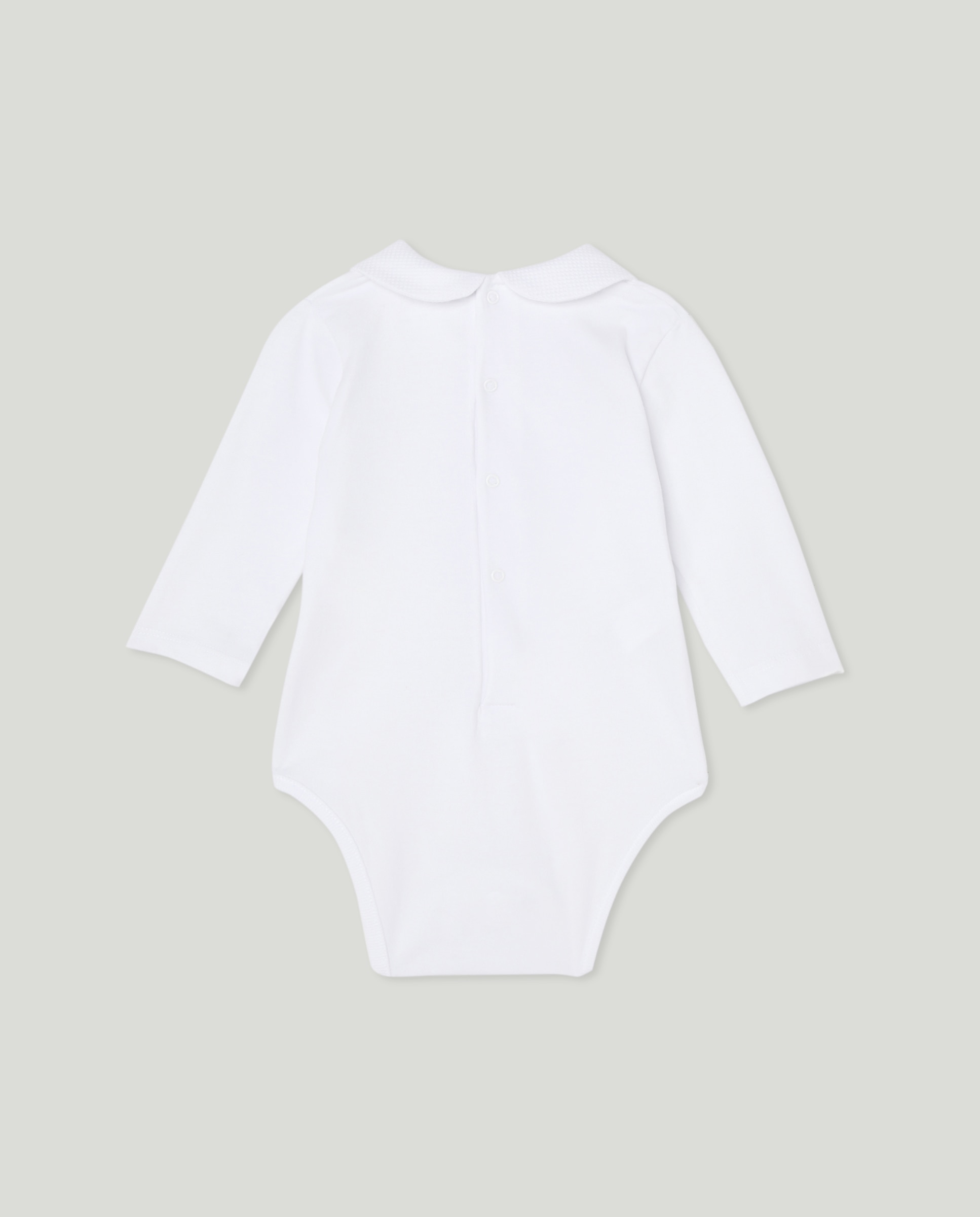 Body de Bebé com Manga Comprida Coconut El Corte Inglés Branco-2