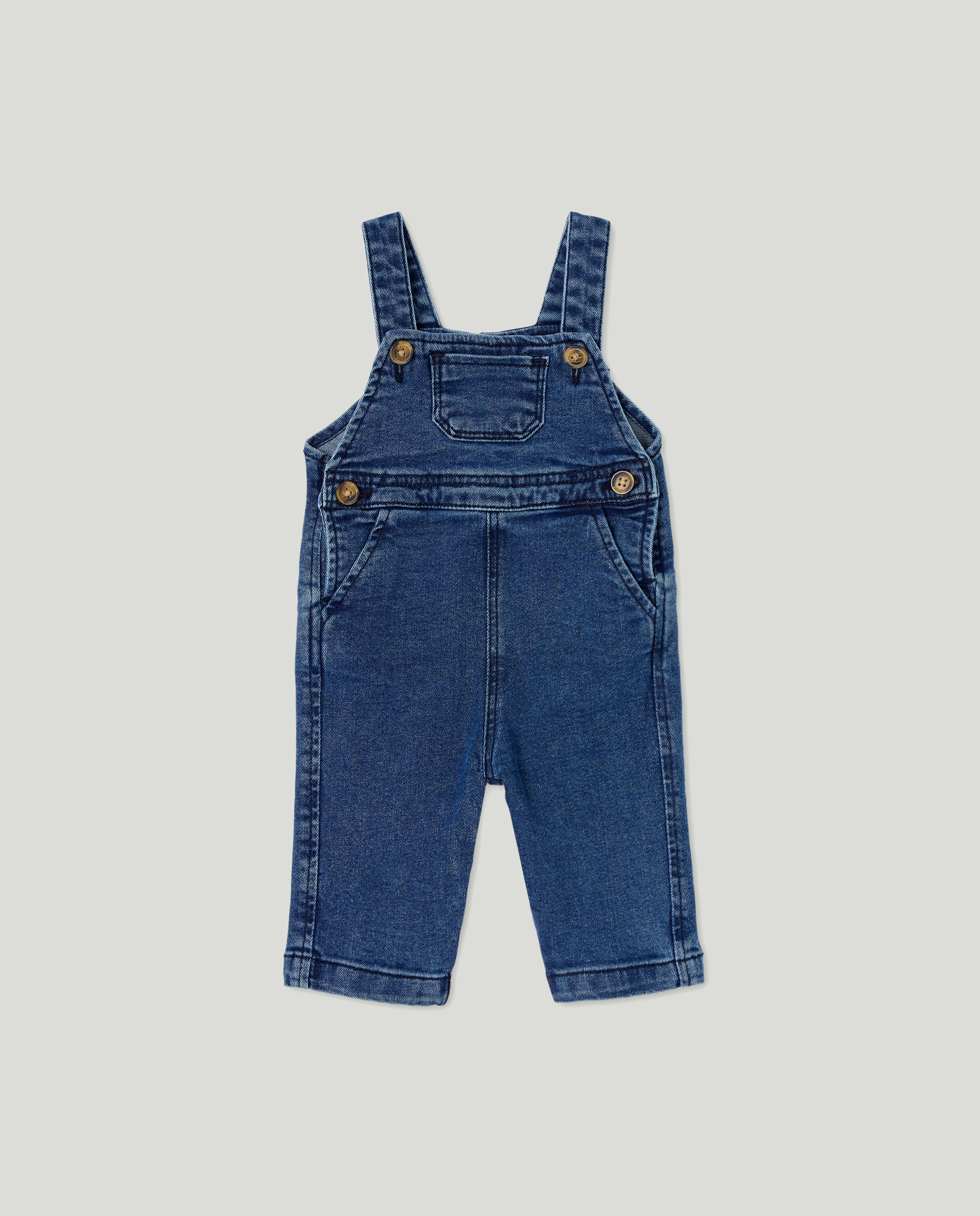 Jardineiras de Bebé em Ganga Cinzento-1