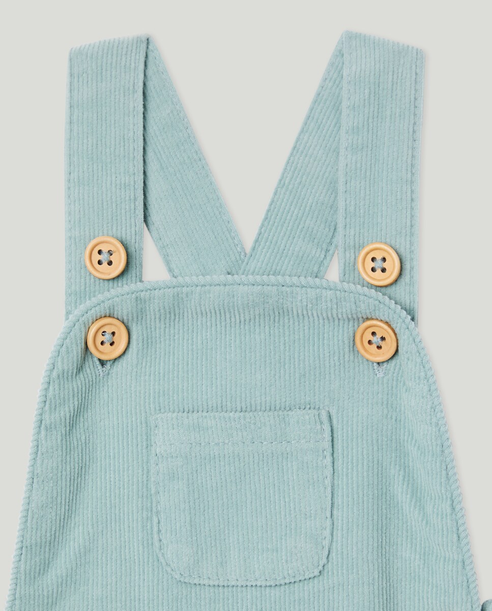 Babygrow Liso de Bebé em Bombazina Fina com Alças Sabão-3