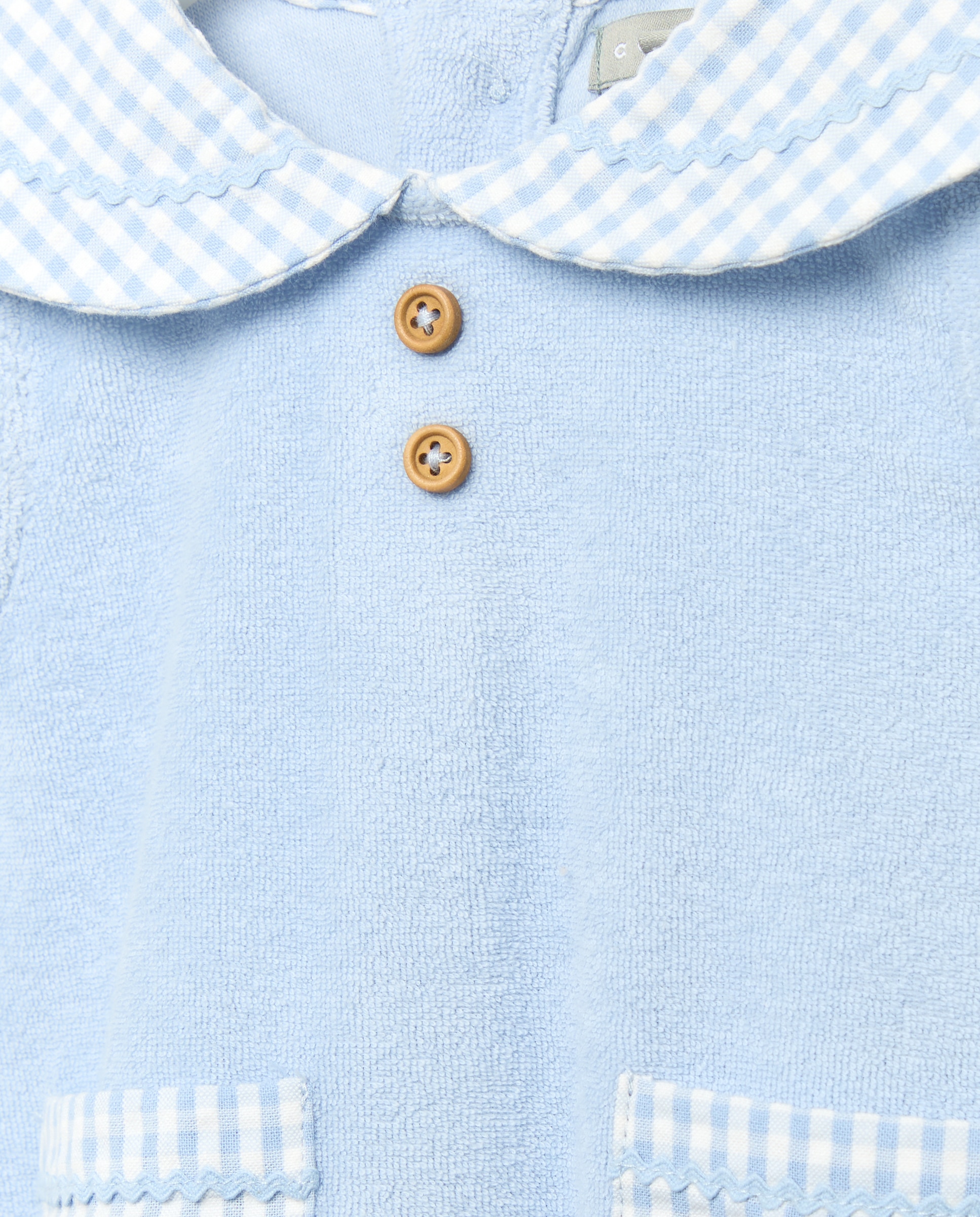 Babygrow de Bebé sem Mangas e com Bolsos Coconut El Corte Inglés 471 Índigo-3