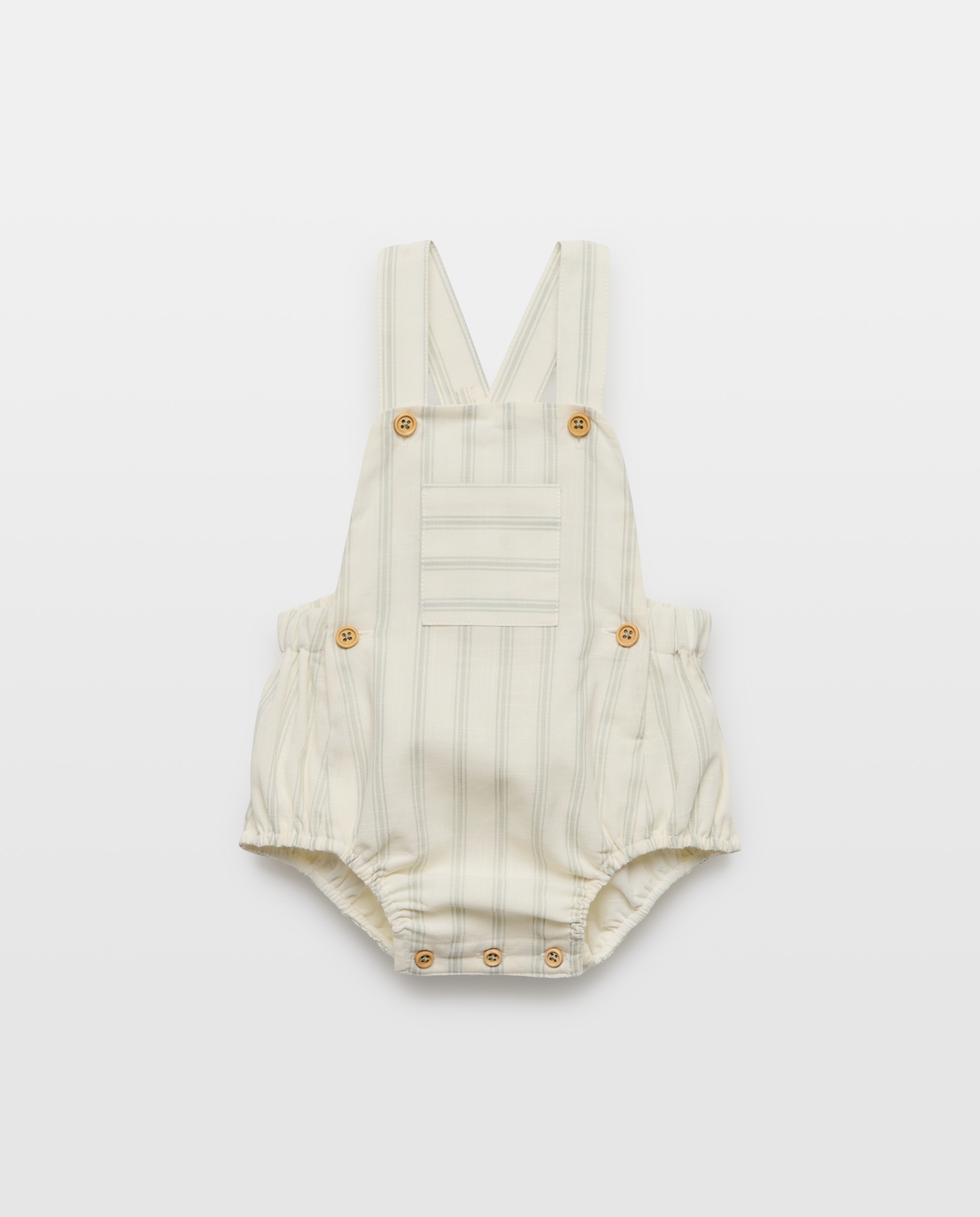 Imagem 0 de Babygrow de Alças de Bebé às Riscas