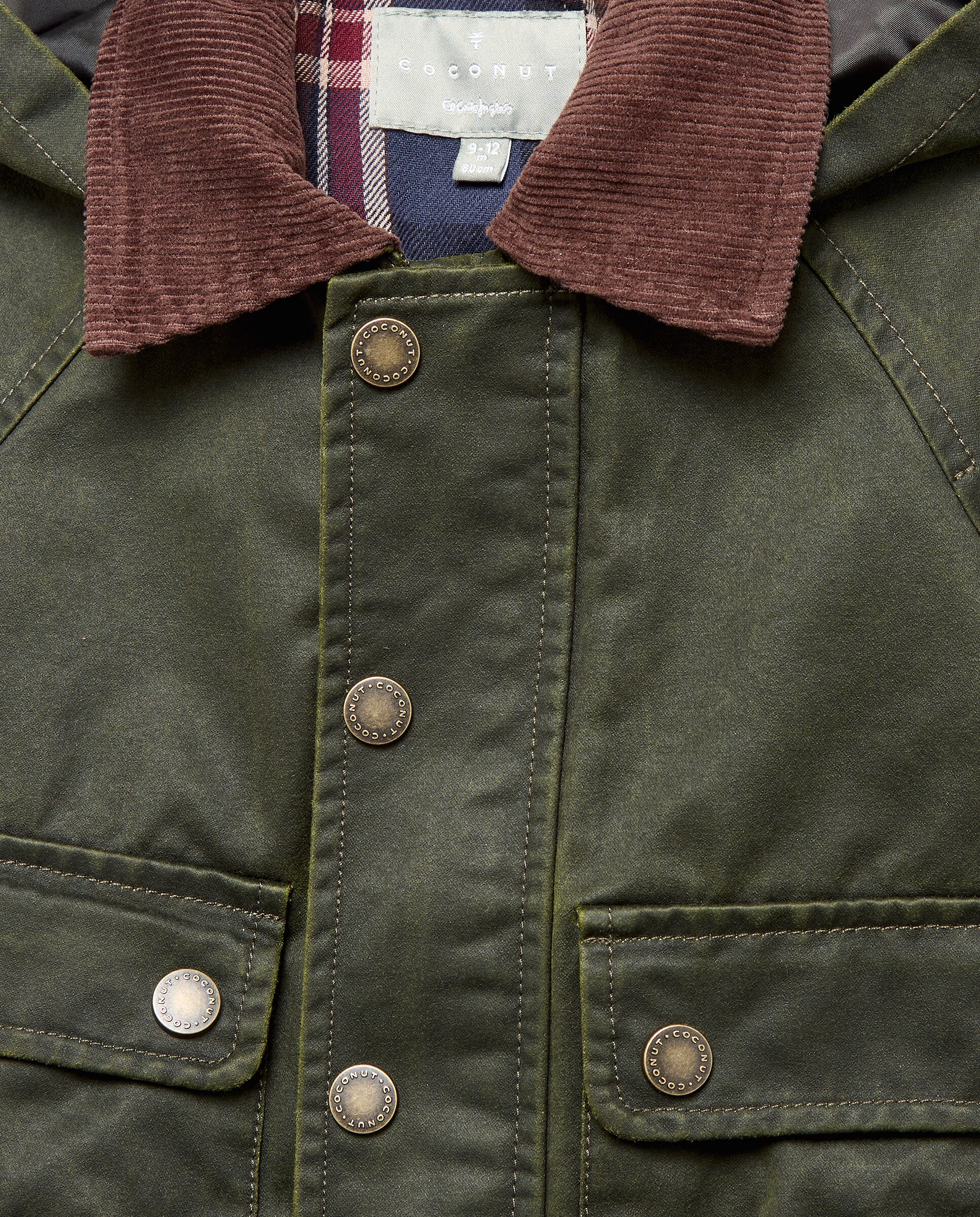 Parka Resinada de Bebé Coconut El Corte Inglés 520 Caqui-3