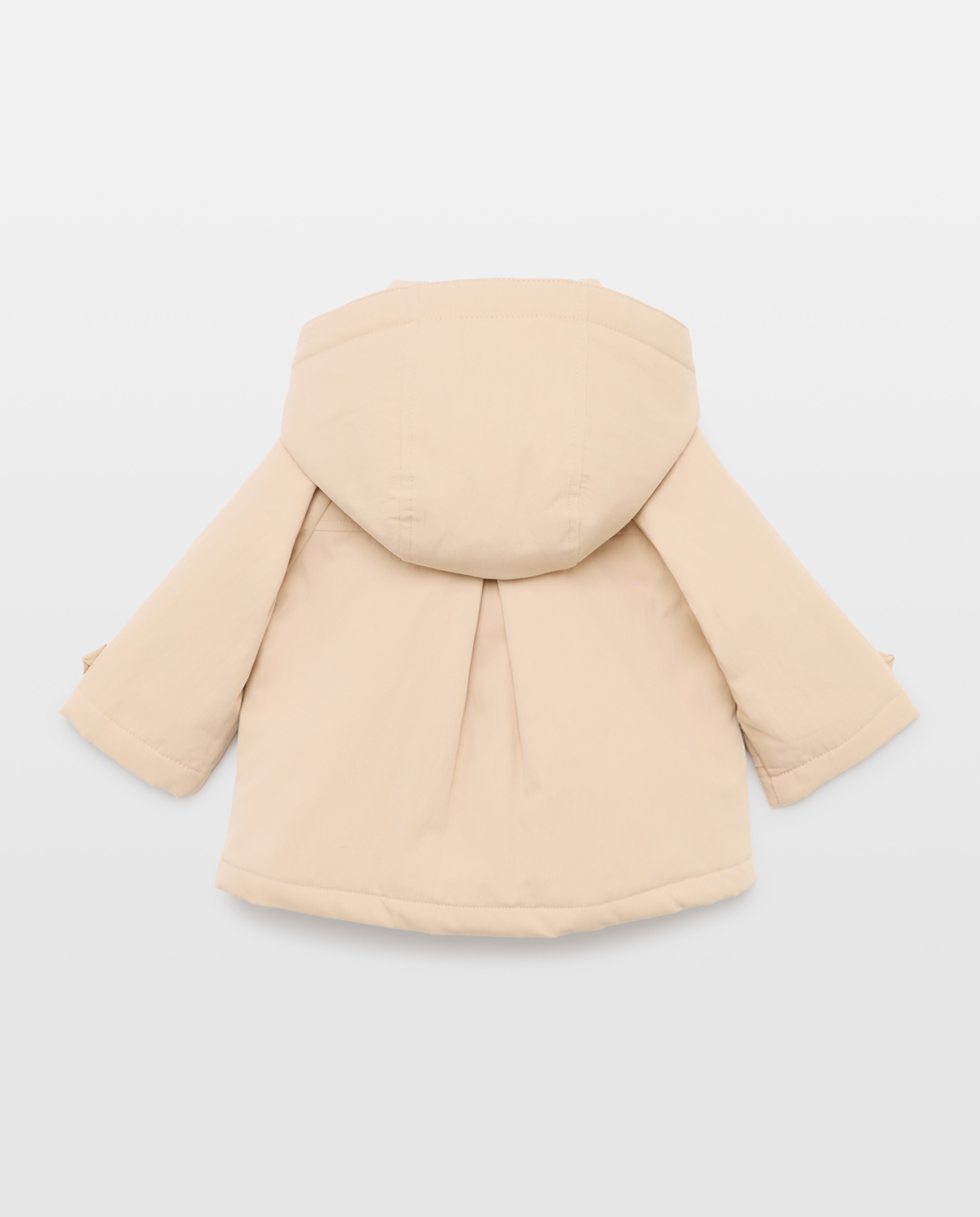 Gabardina con capucha clásica con forro a cuadros de bebé - Coconut El Corte Inglés - 730 Camel 730 Camel-2