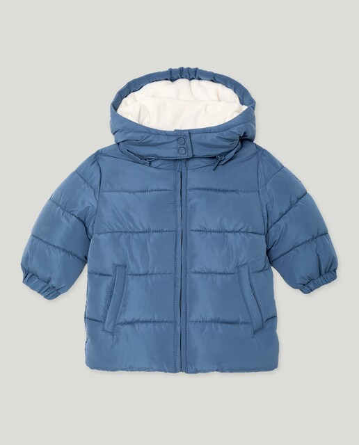 Imagem 0 de Parka de Microfibra de Bebé com Capuz e Bolso Lateral