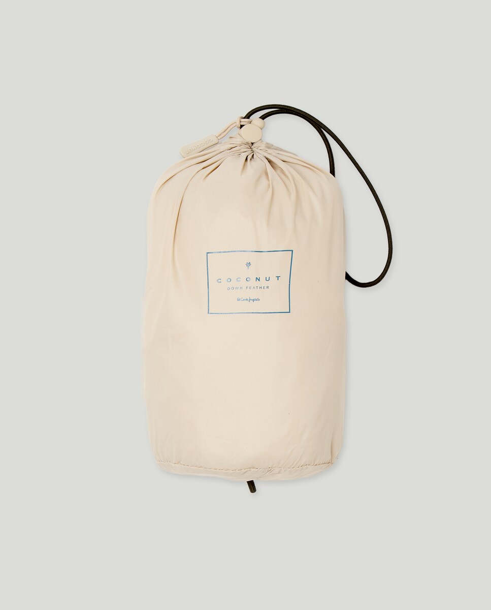 Blusão Acolchoado Ligeiro de Bebé com Bolso e Capuz 130 Marfim-4