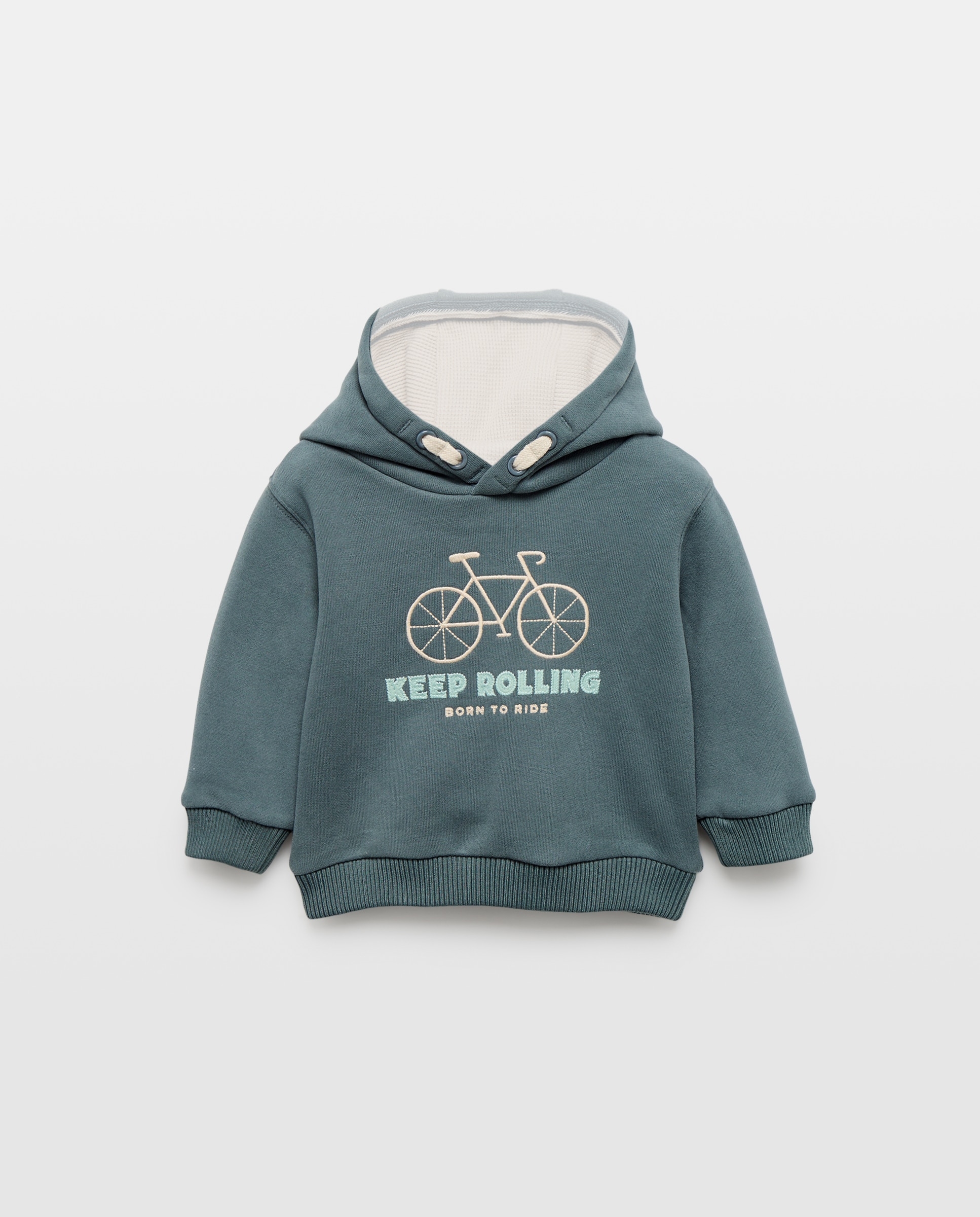 Imagen 0 de Sudadera con capucha y fantasía de bebé Verde billar