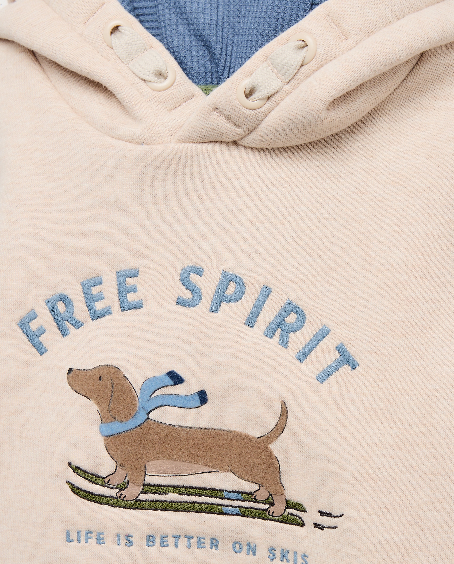 Sudadera con capucha y fantasía de bebé - Coconut El Corte Inglés - Visón claro Visón claro-3