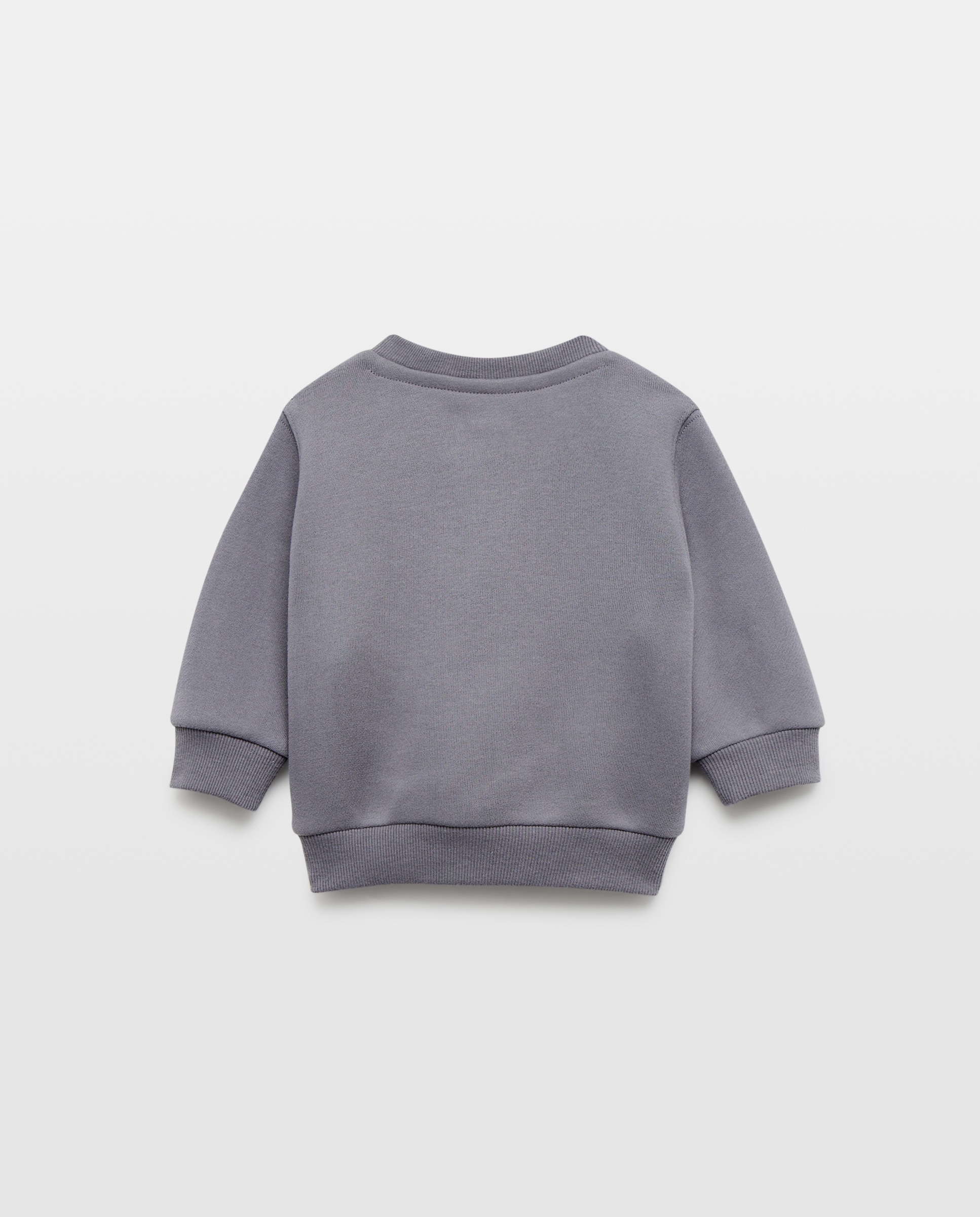 Sudadera cuello caja con bordado fantasía de bebé - Coconut El Corte Inglés - 830 Antracita 830 Antracita-2