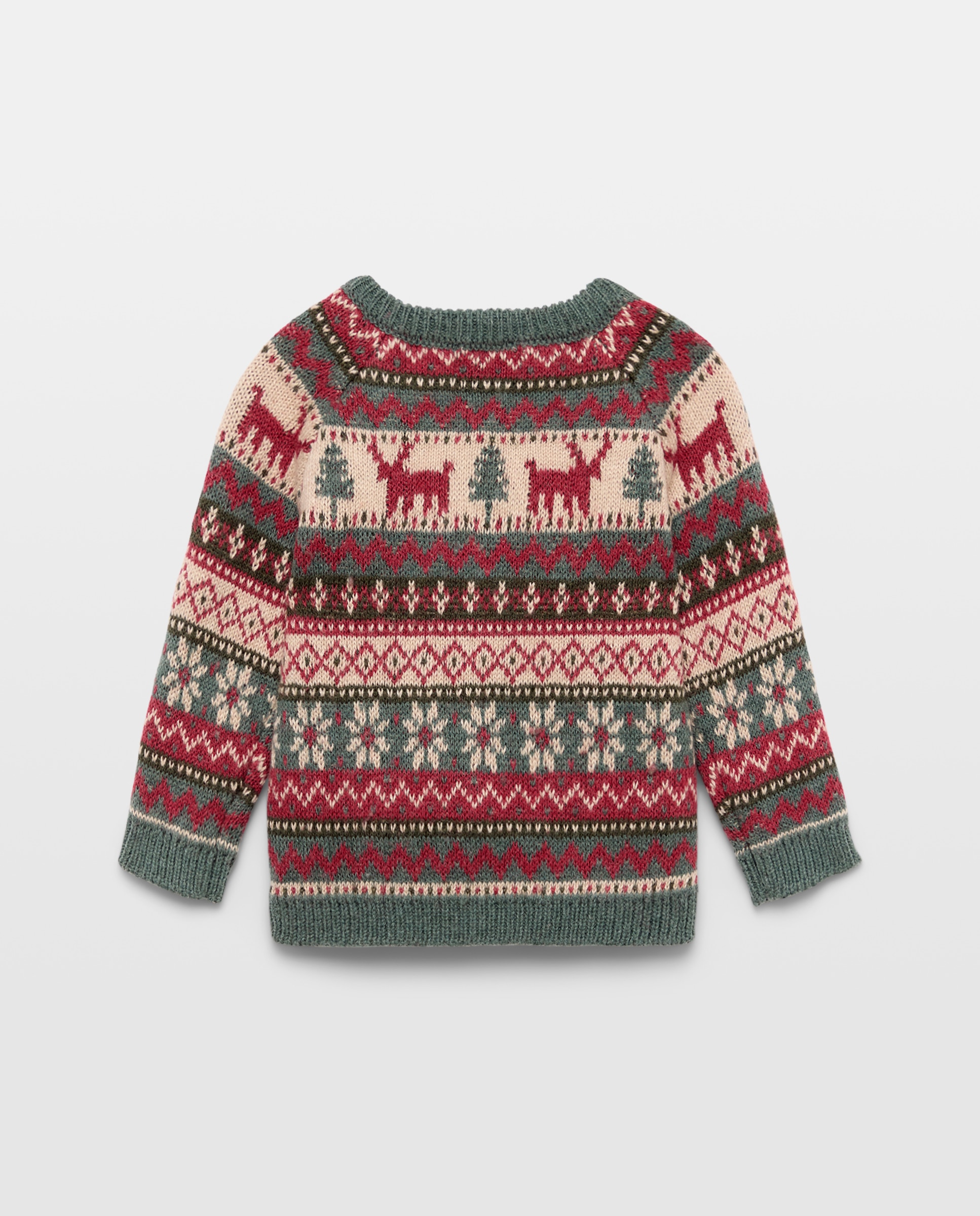 Jersey de bebé con greca de Navidad - Coconut El Corte Inglés - Multicolor Multicolor-2