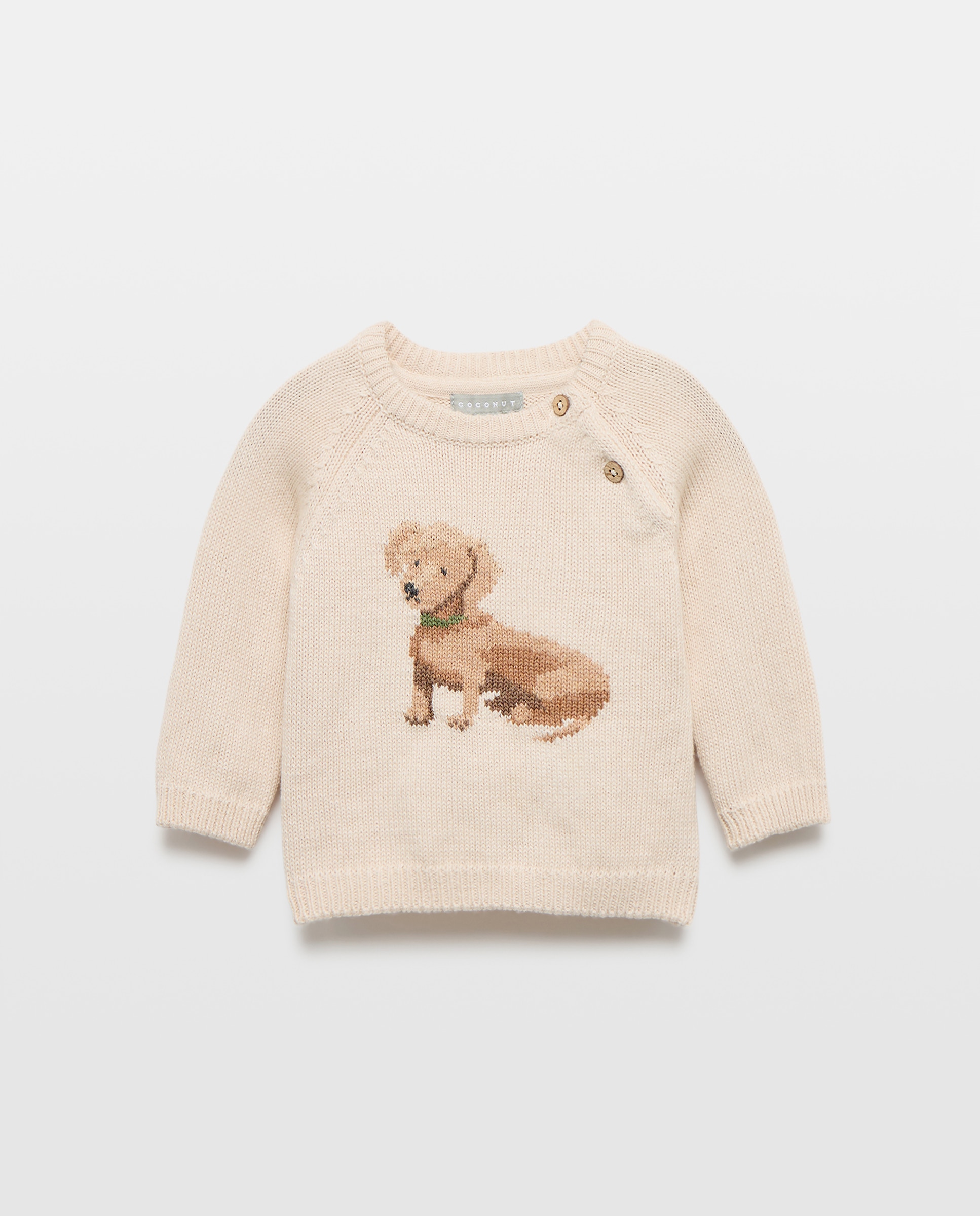 Jersey intarsia fantasía de bebé - Coconut El Corte Inglés - Tostado Tostado-1