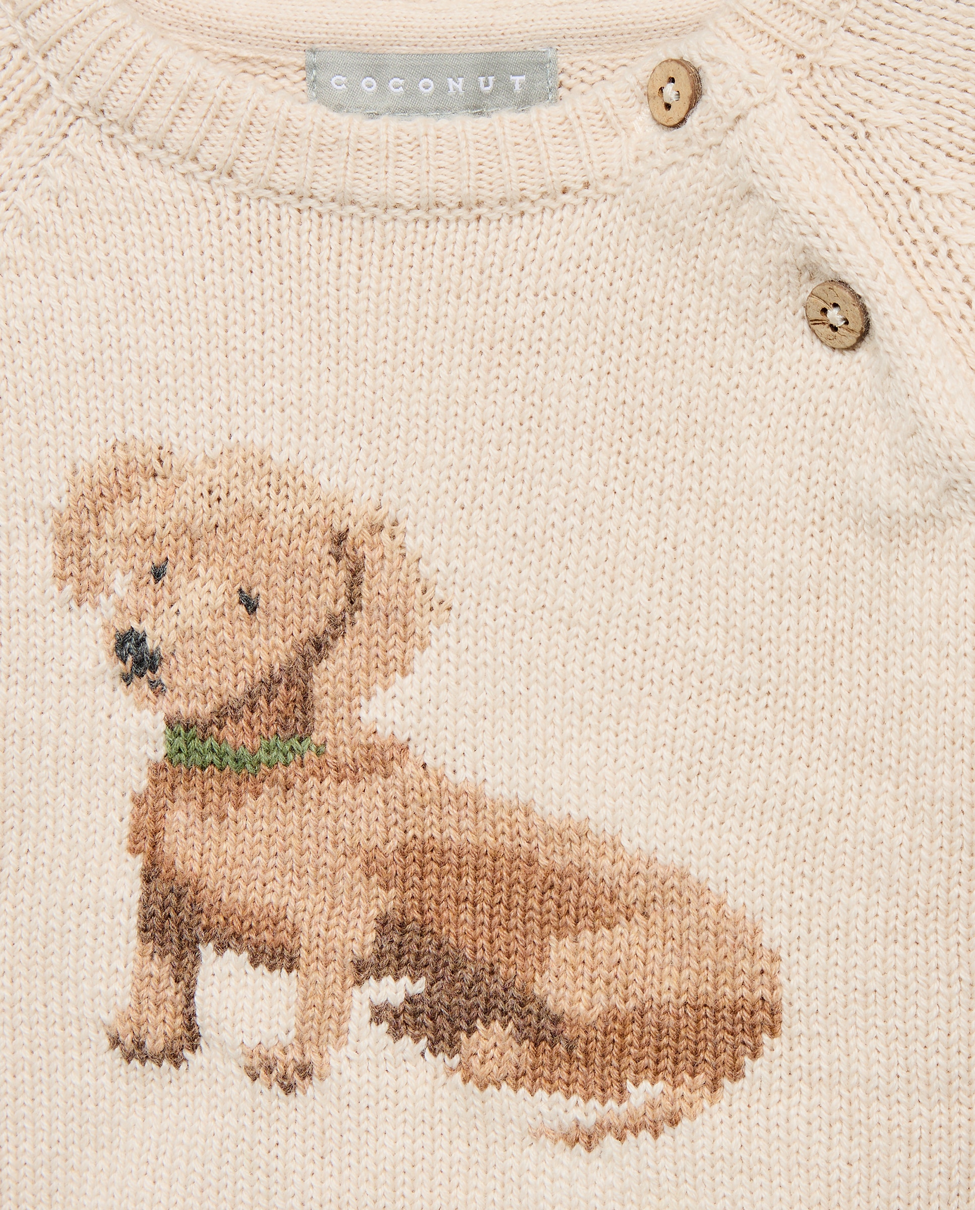 Jersey intarsia fantasía de bebé - Coconut El Corte Inglés - Tostado Tostado-3