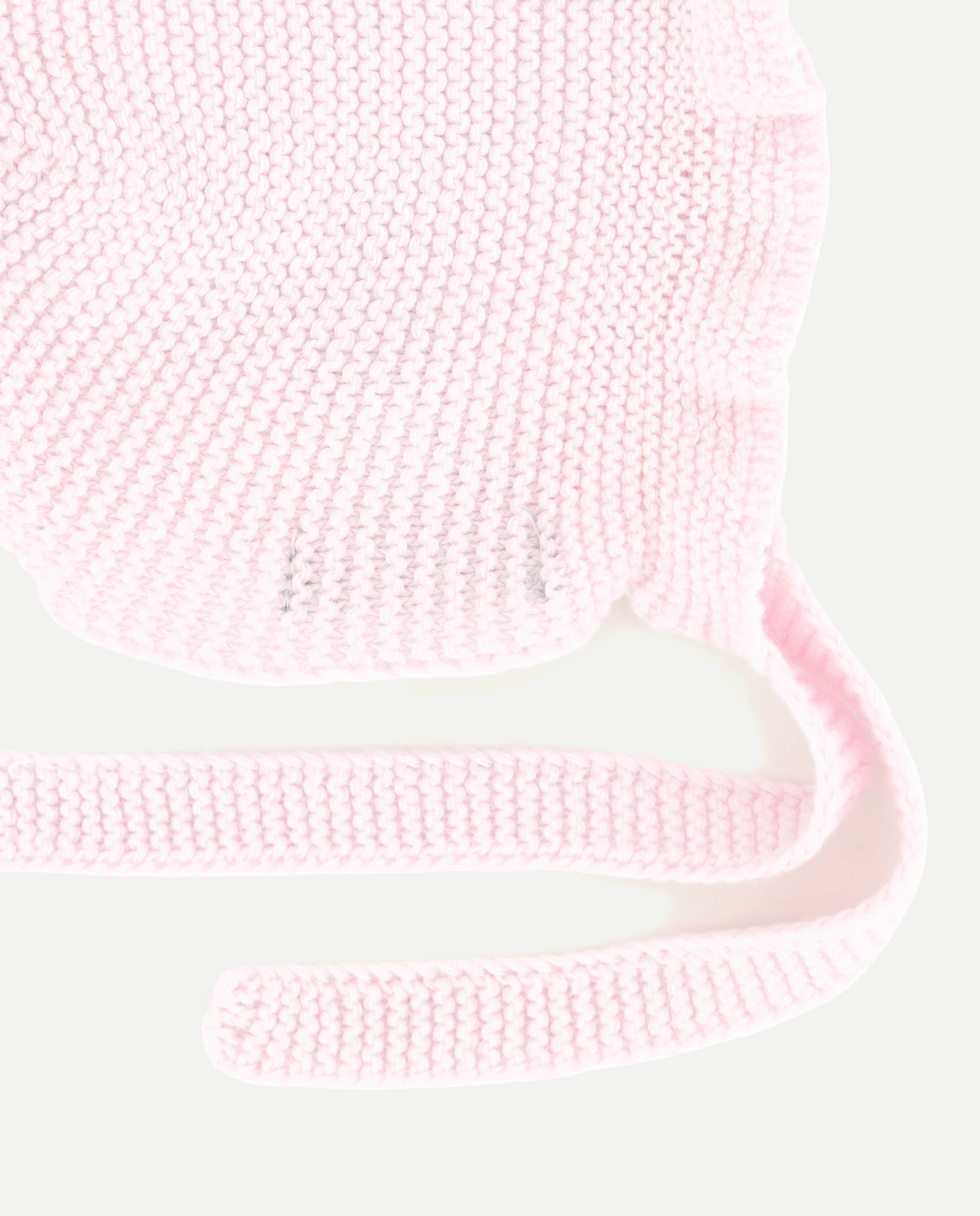 Touca de Tricot Básica de Bebé com Gola com Folho Coconut El Corte Inglés Rosa-claro-2