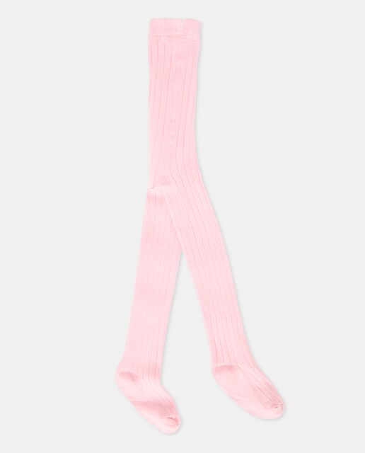 Imagem 0 de Collants Canelados Lisos de Bebé