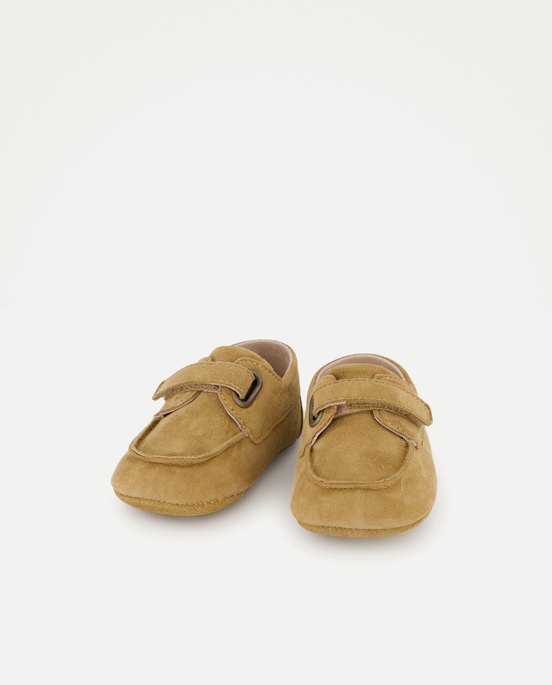 Mocassins de Bebé com Fecho Aderente Coconut El Corte Inglés 730 Camel-2