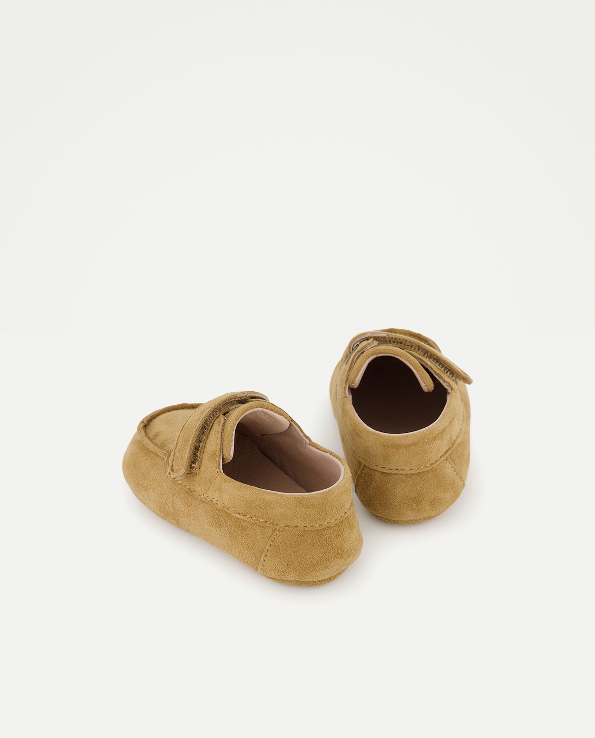 Mocassins de Bebé com Fecho Aderente Coconut El Corte Inglés 730 Camel-3