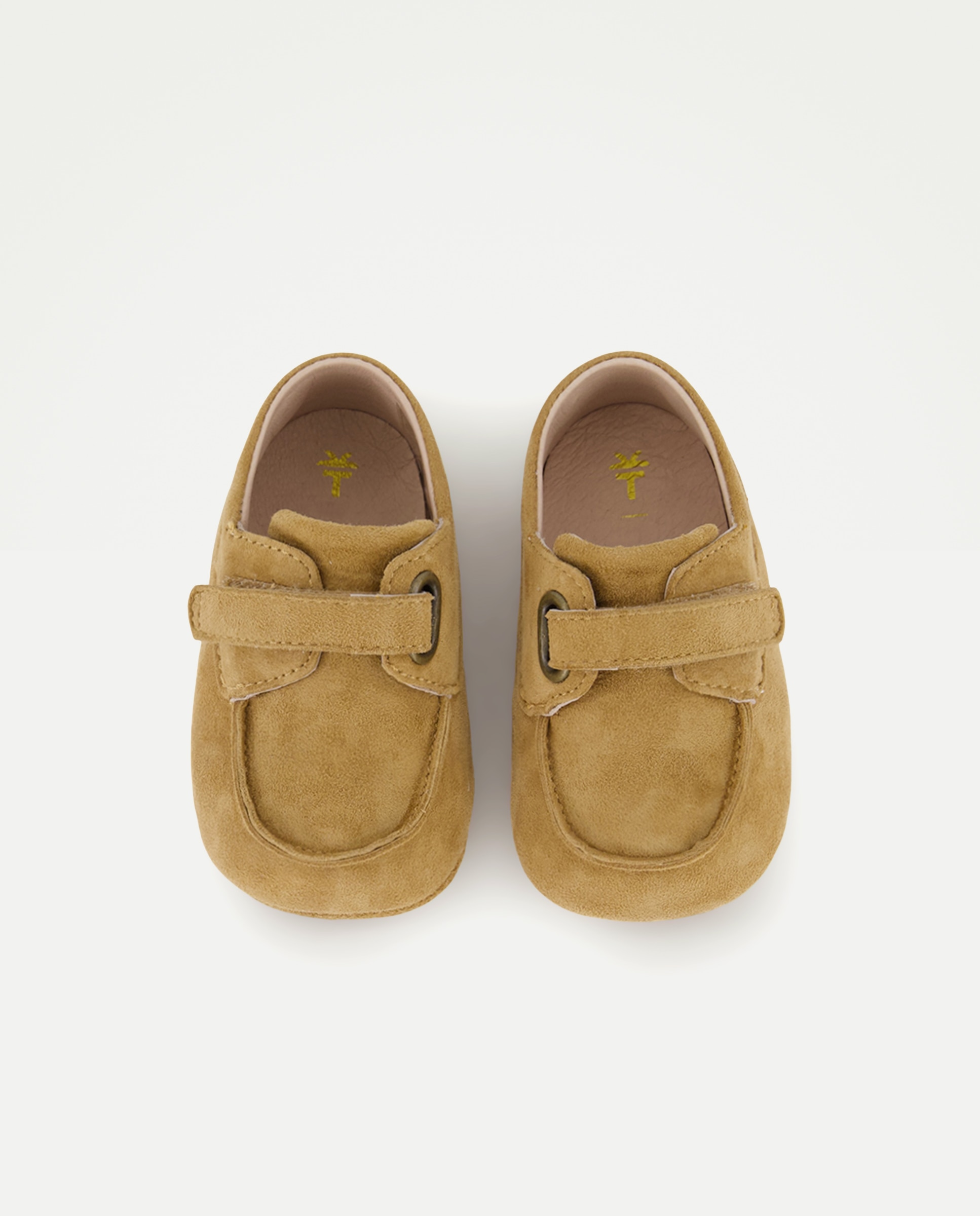 Mocassins de Bebé com Fecho Aderente Coconut El Corte Inglés 730 Camel-4