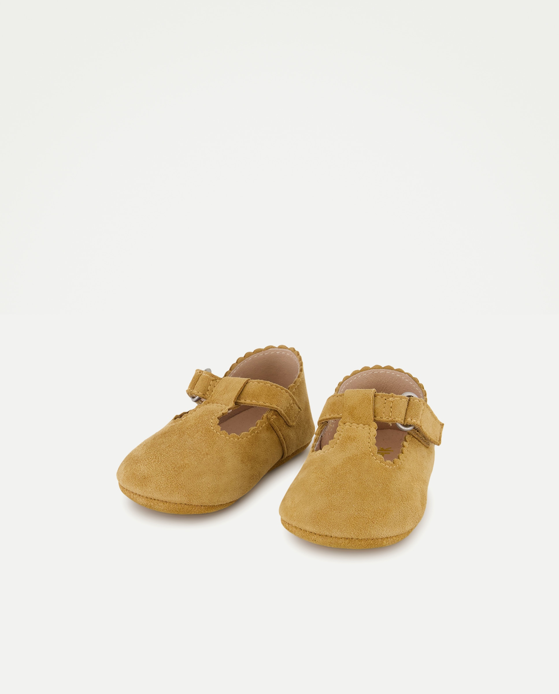 Sapatos de Presilha de Bebé em Pele Coconut El Corte Inglés 730 Camel-2