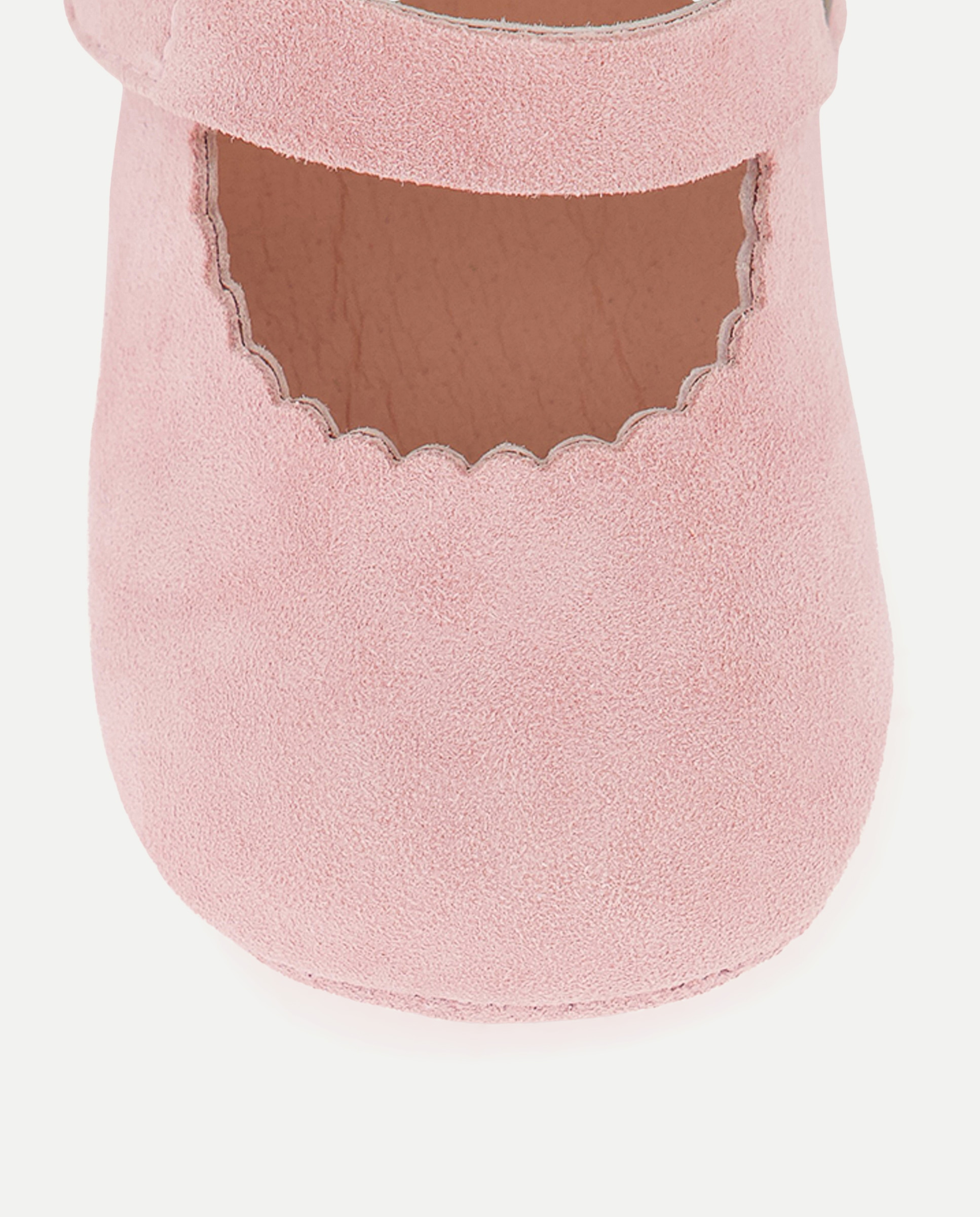 Sapatos de Presilha de Bebé com Ondas e Fecho Aderente Coconut El Corte Inglés 200 Rosa-5