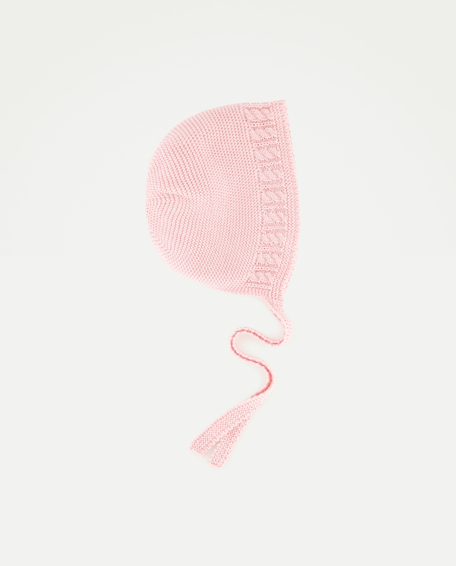 Touca de Tricot Fantasia com Malha do Cabo Aberta de Bebé Coconut El Corte Inglés 200 Rosa-1
