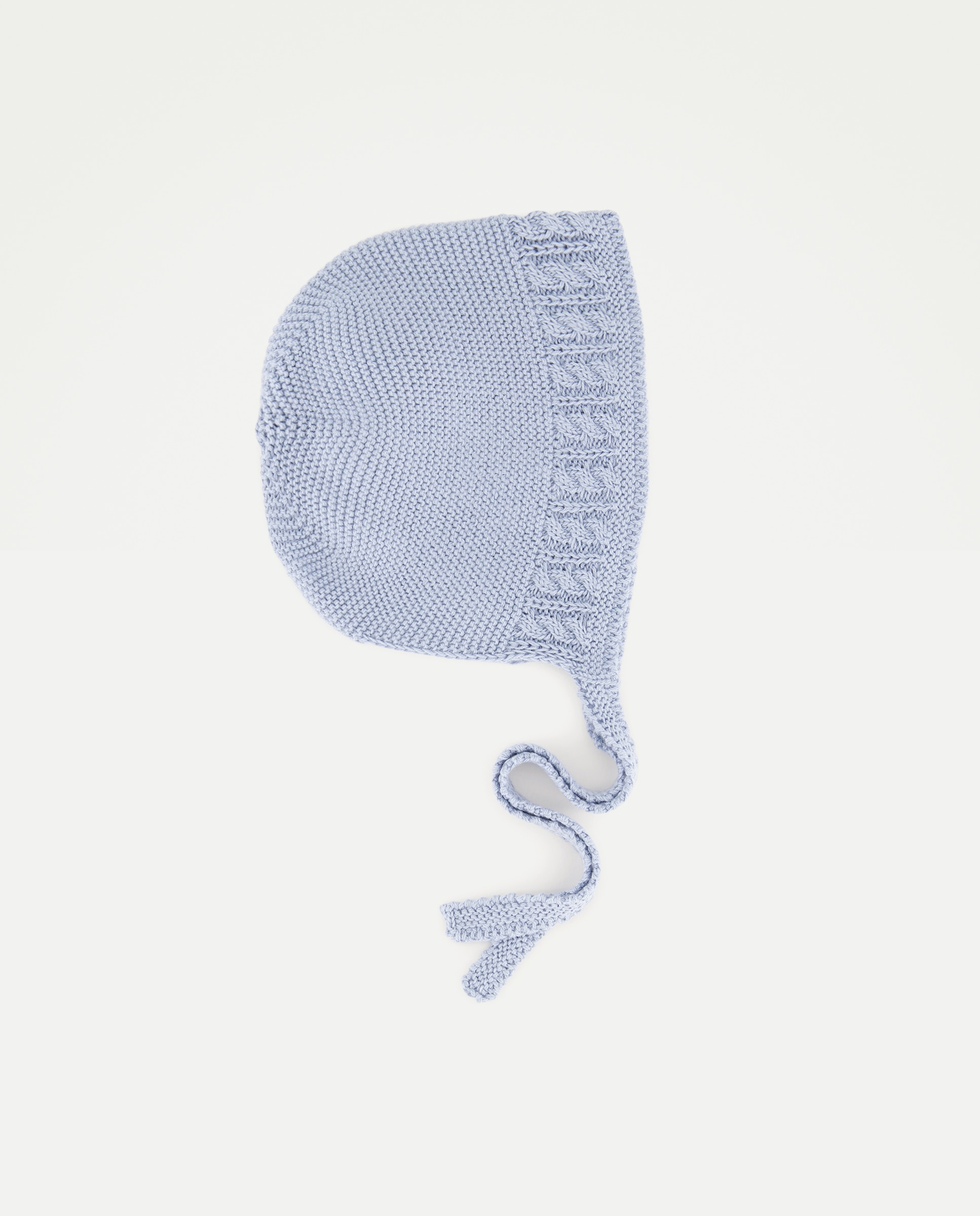 Touca de Tricot Fantasia com Malha do Cabo Aberta de Bebé Coconut El Corte Inglés 400 Azul-1