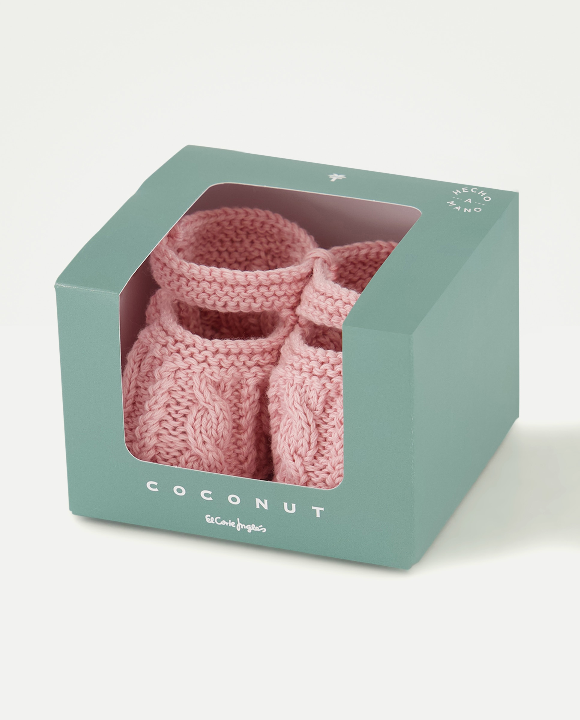 Sapatos de Presilha de Bebé com Malha do Cabo 200 Rosa-6