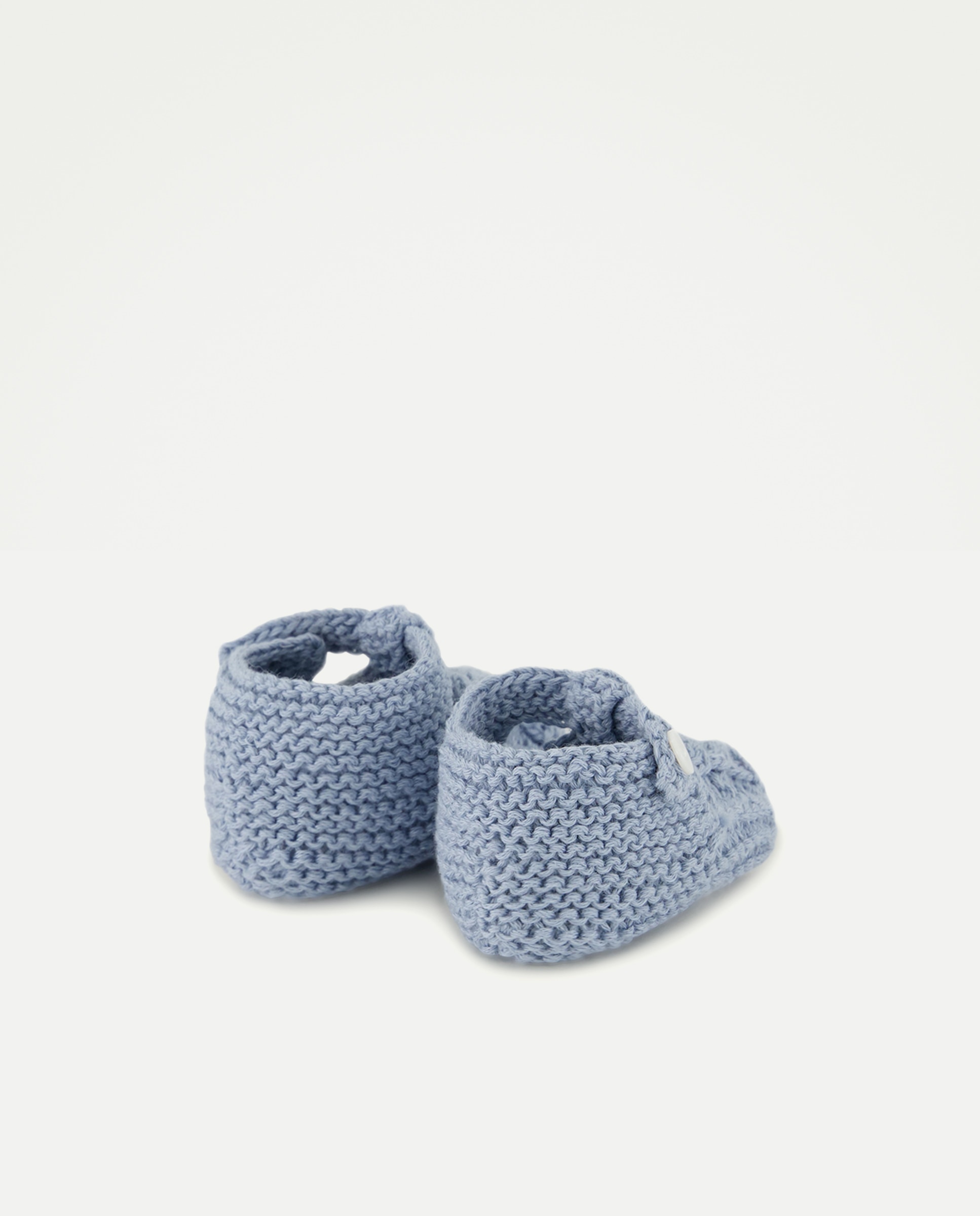 Sapatos de Presilha de Bebé com Malha do Cabo 400 Azul-3